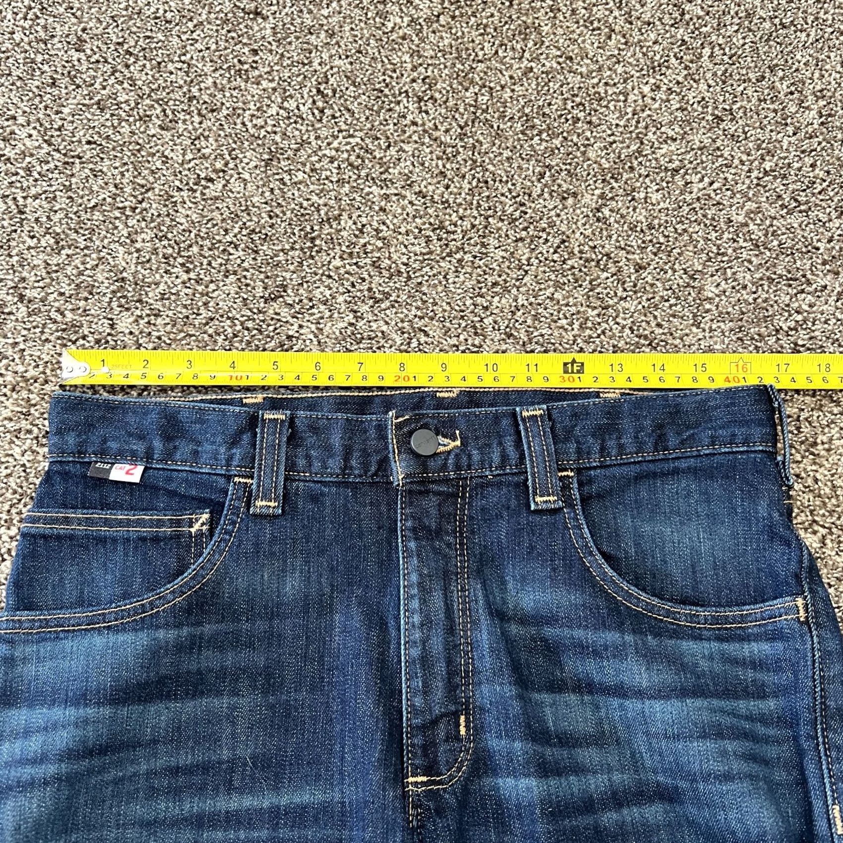 Carhartt Carhartt Flame Resistant Rugged Flex Blue Jeans Relaxed Fit 32x32 Workwear Size US 32 / EU 48 - 5 Thumbnail