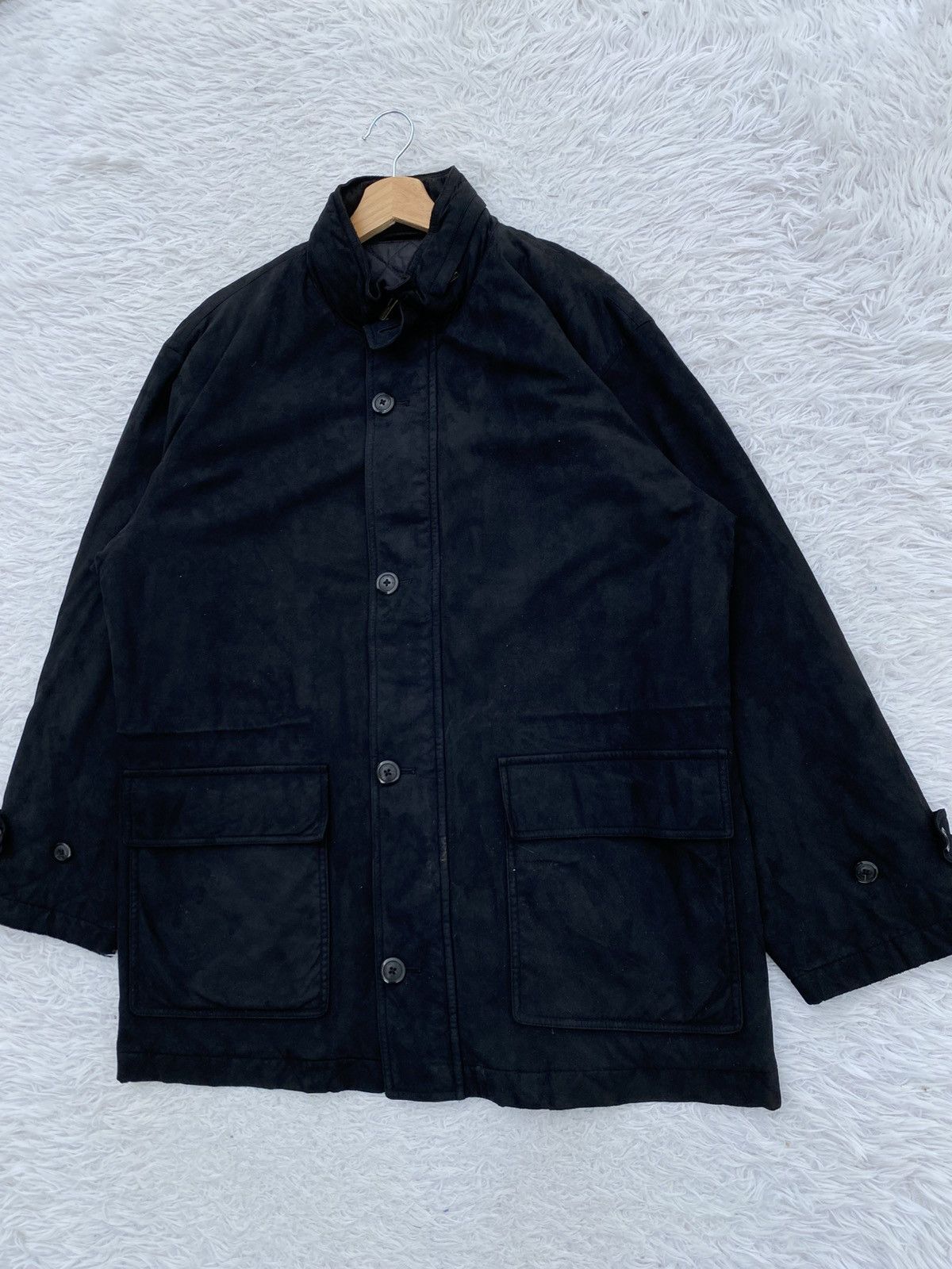 Burberry Rare Vintage 90s Burberry Black Jacket Size US L / EU 52-54 / 3 - 3 Thumbnail