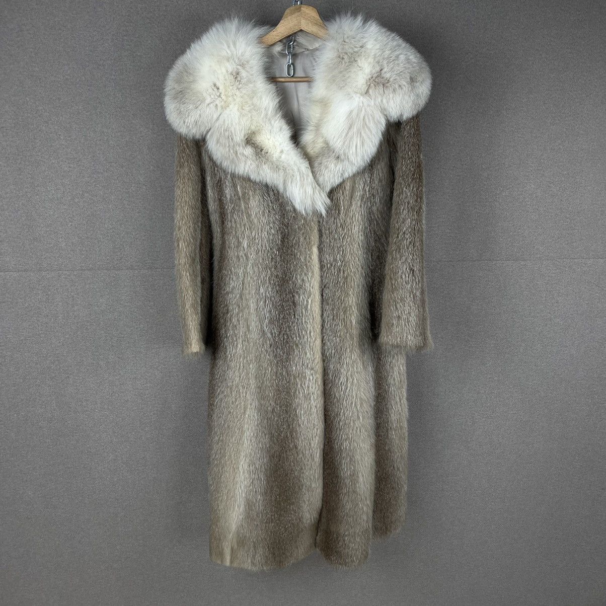 If Six Was Nine × Vintage VINTAGE 80s FUR COAT FUZZY HIGH QUALITY JACKET Size US M / EU 48-50 / 2 - 4 Thumbnail