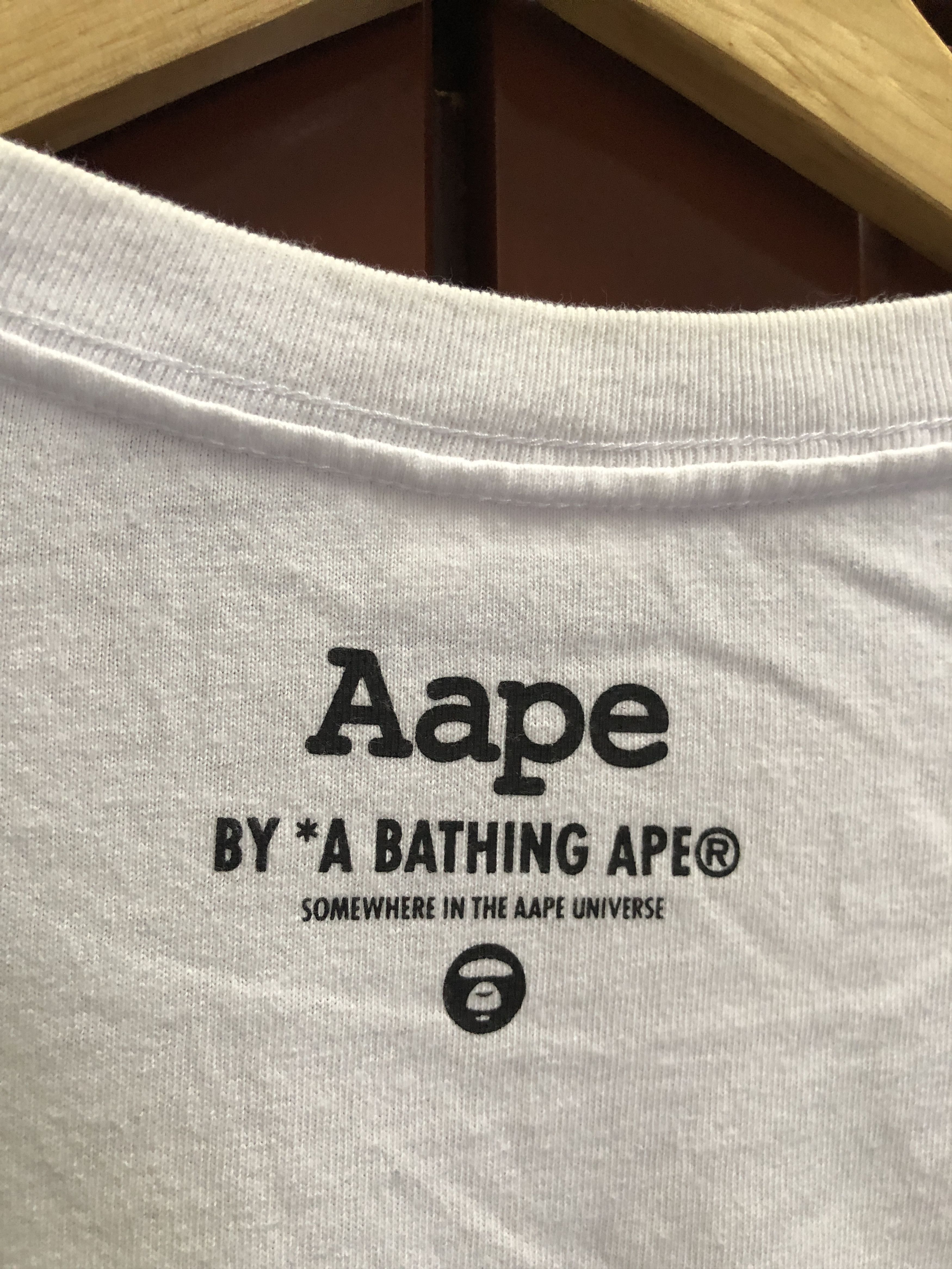 Aape AAPE BY *A BATHING APE® long-sleeved Size US L / EU 52-54 / 3 - 5 Thumbnail