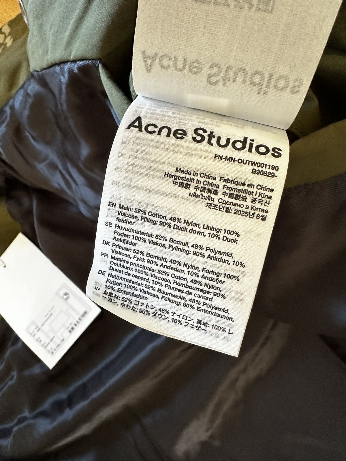 Acne Studios Acne studios FW25 down puffer coat Size US M / EU 48-50 / 2 - 6 Thumbnail