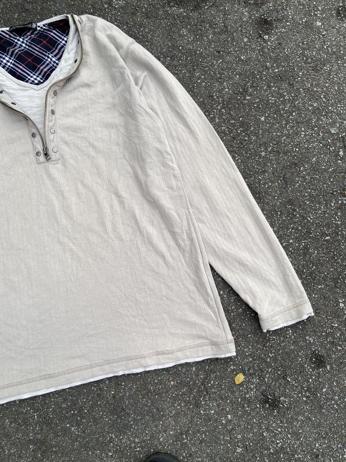 Japanese Brand DOUBLE LAYER JAPANESE LONG SLEEVE Size US XL / EU 56 / 4 - 2 Thumbnail