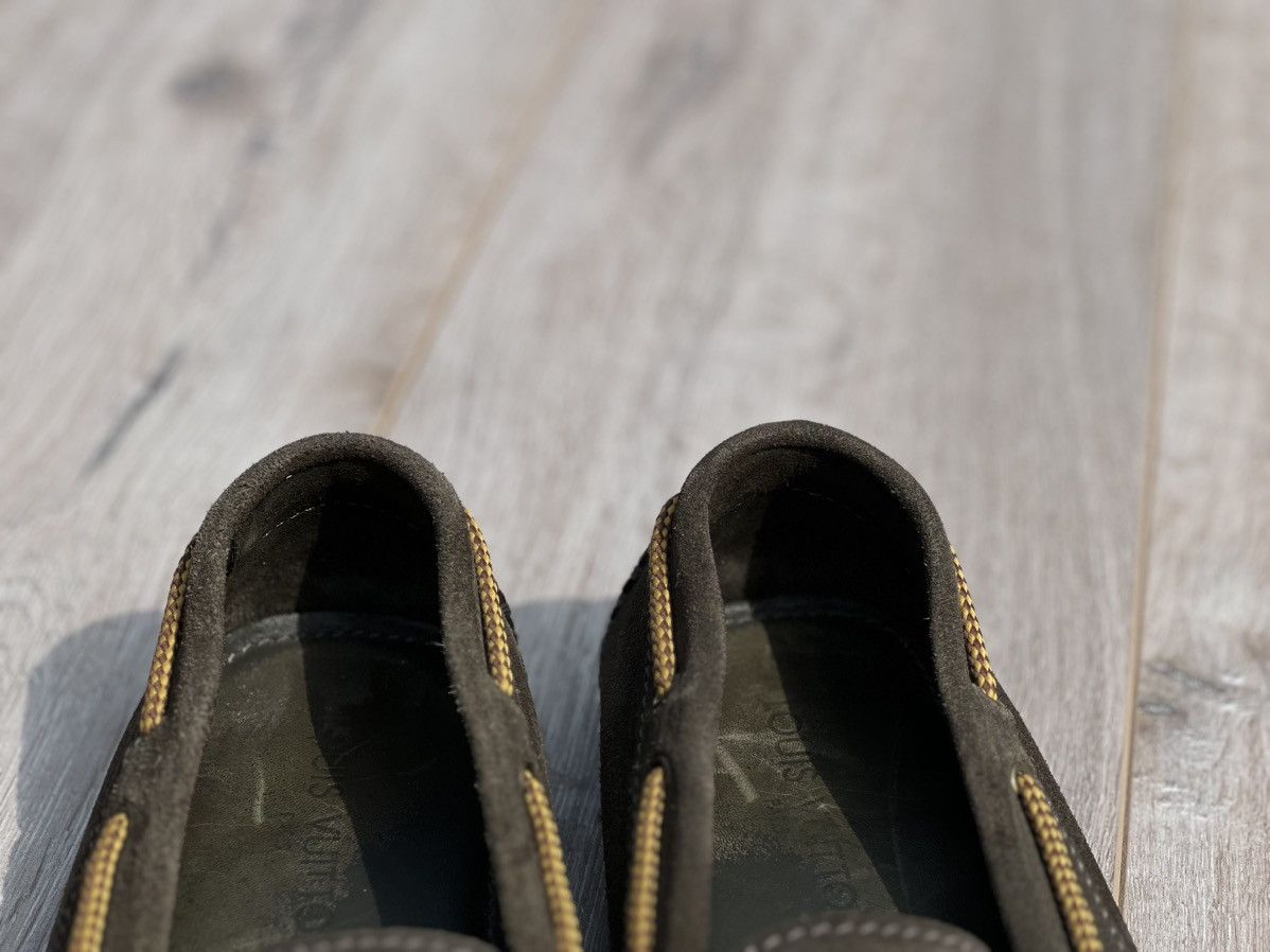 Car Shoe × Louis Vuitton Louis Vuitton Arizona Driving Moccasin Navy Size US 8.5 / EU 41-42 - 8 Thumbnail