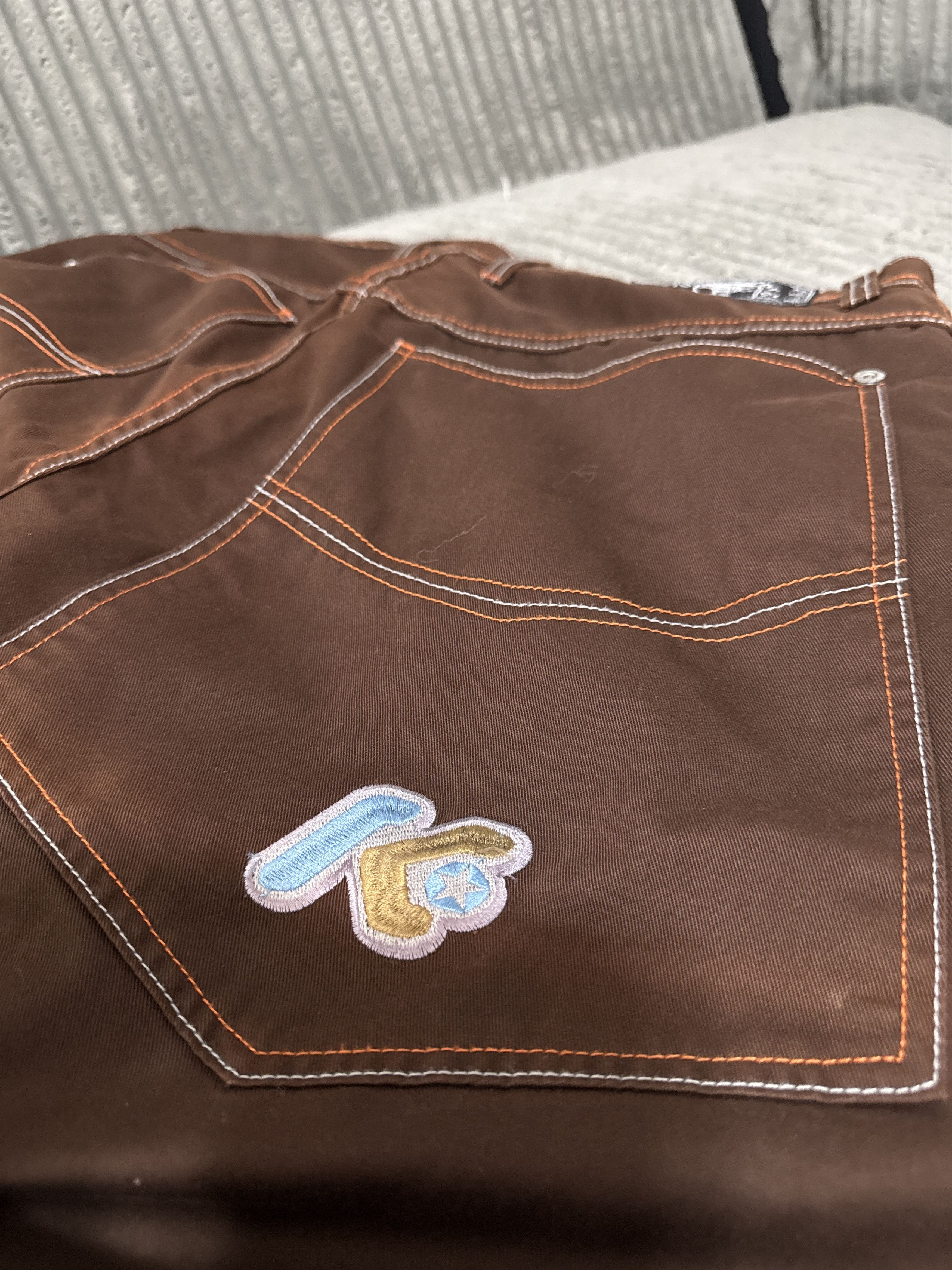 Other Kikwear 38x29 baggy wide leg brown skater pants Size US 38 / EU 54 - 3 Thumbnail