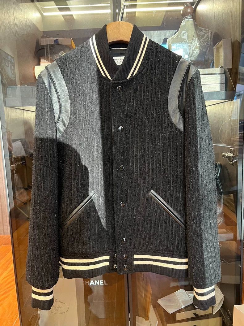 Saint Laurent Paris Saint Laurent Paris Unisex baseball jacket-2506 Size US S / EU 44-46 / 1 - 1 Thumbnail