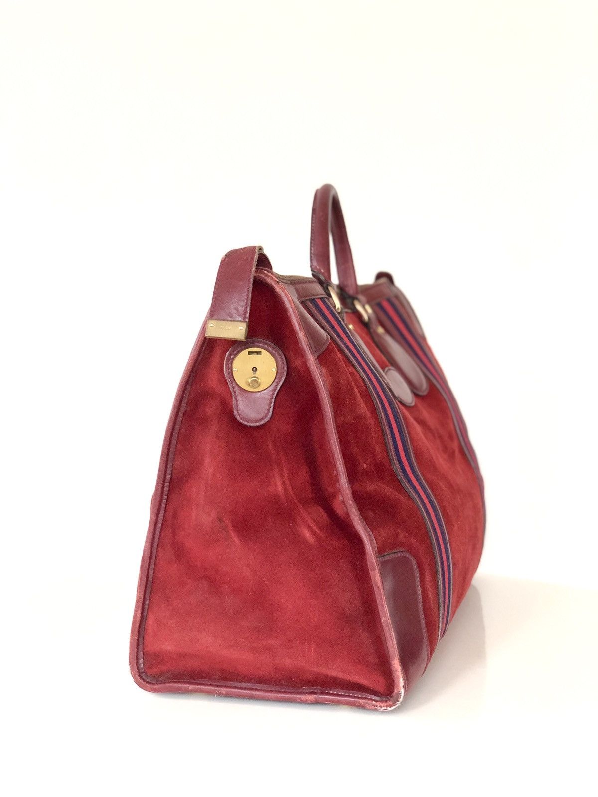 Gucci Vintage GUCCI suede duffle bag Size ONE SIZE - 10 Thumbnail