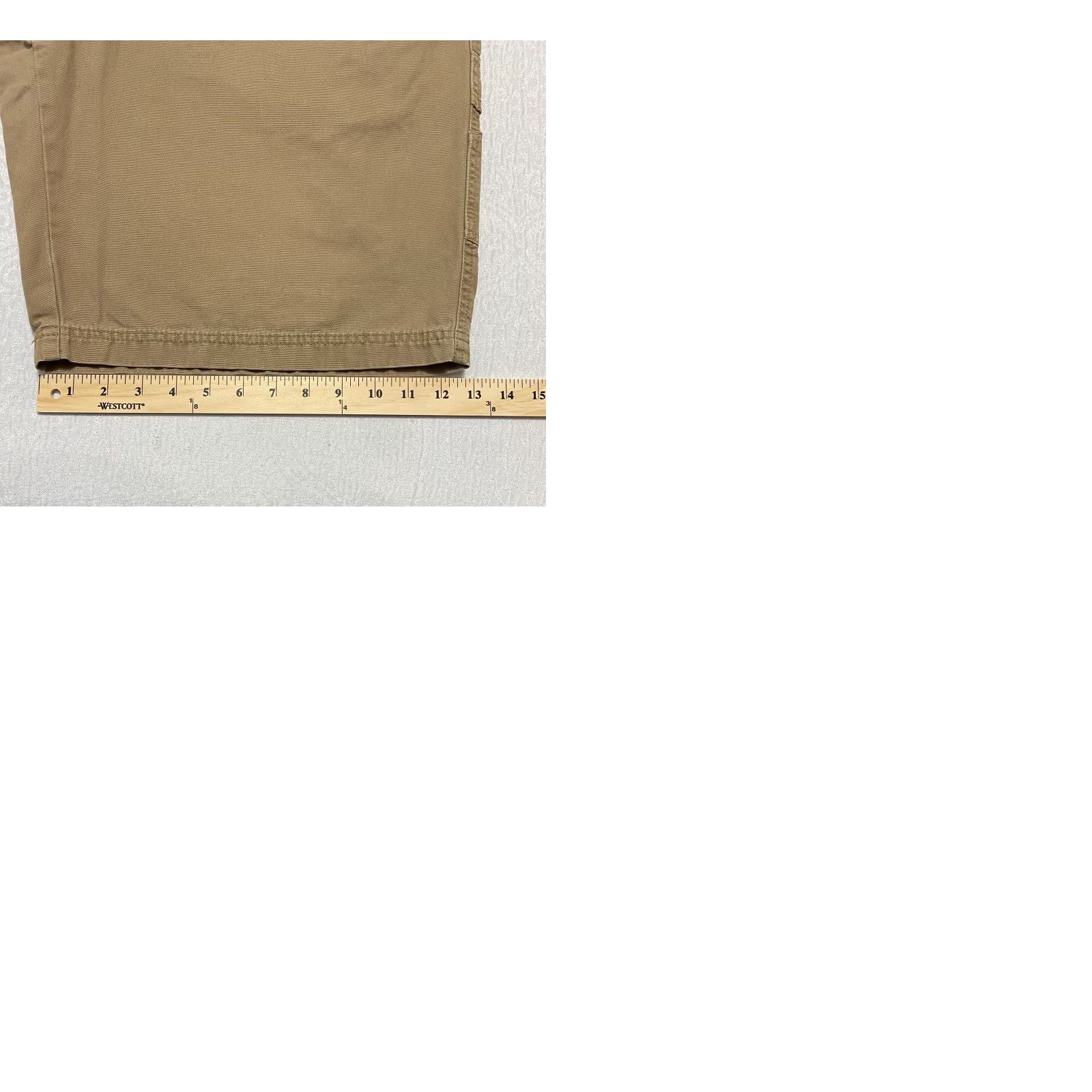 Vintage Columbia Men's Shorts Cargo Pocket Regular Size 38 Khaki Brown Canvas Cotton Summer Outdoor Size US 38 / EU 54 - 9 Thumbnail