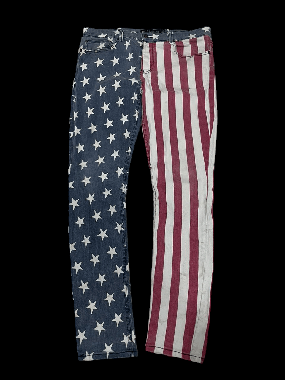Rockstar Games 💥Rockstar Lip Service American Flag 💥 Size US 35 - 1 Thumbnail