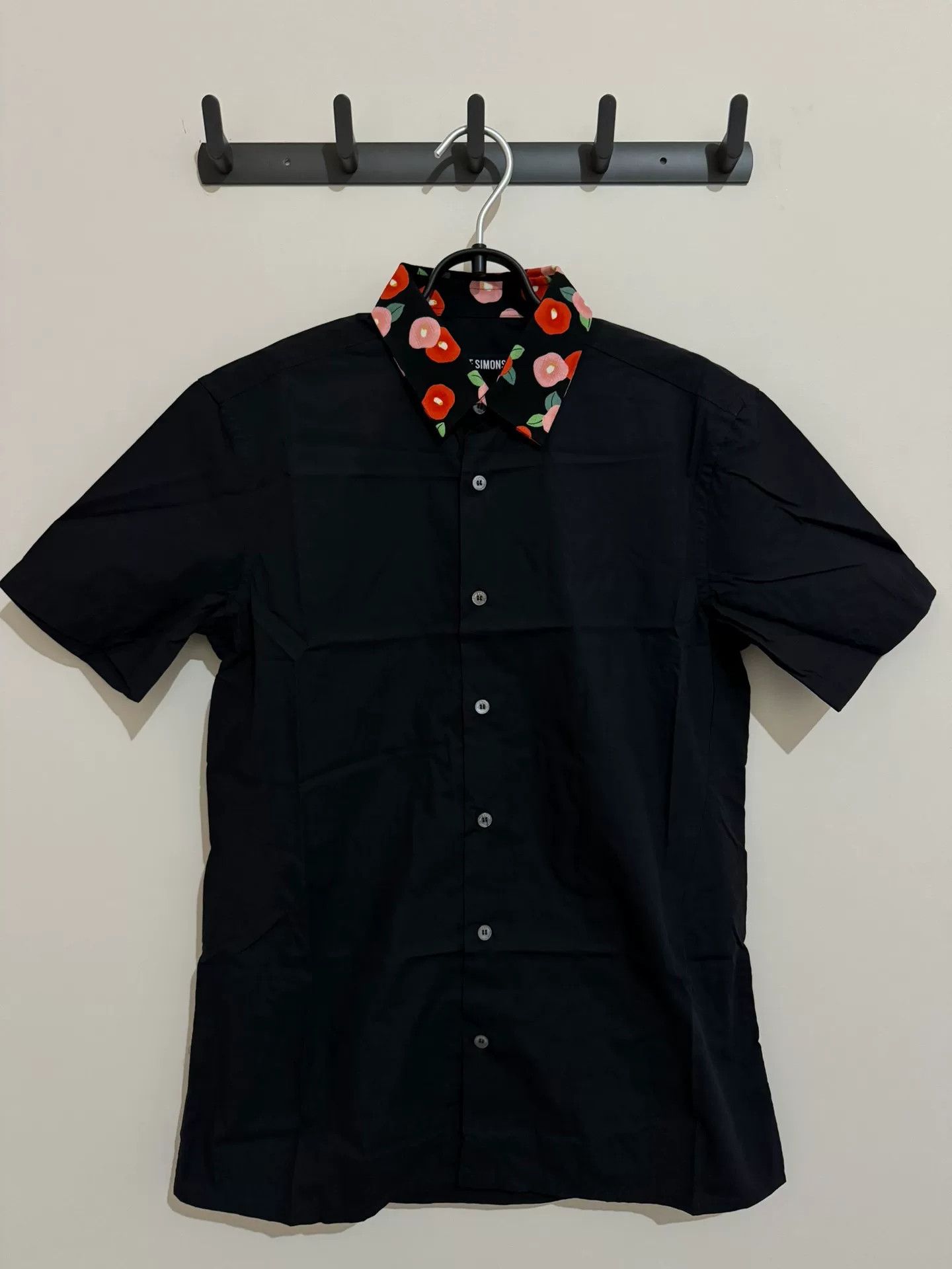 Raf Simons Raf Simons Floral Collar Short Sleeve Shirt Size US M / EU 48-50 / 2 - 1 Thumbnail