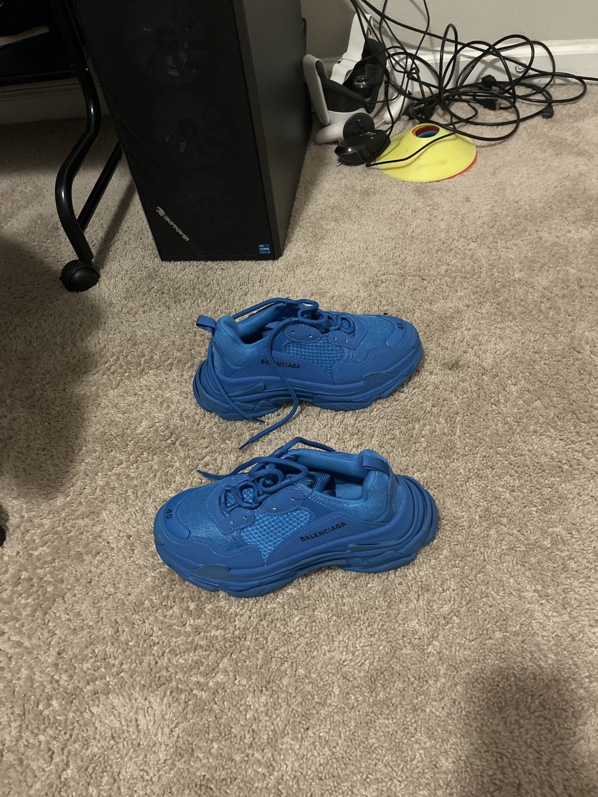 Balenciaga Blue triple S balenciaga Size US 7 / EU 40 - 4 Thumbnail