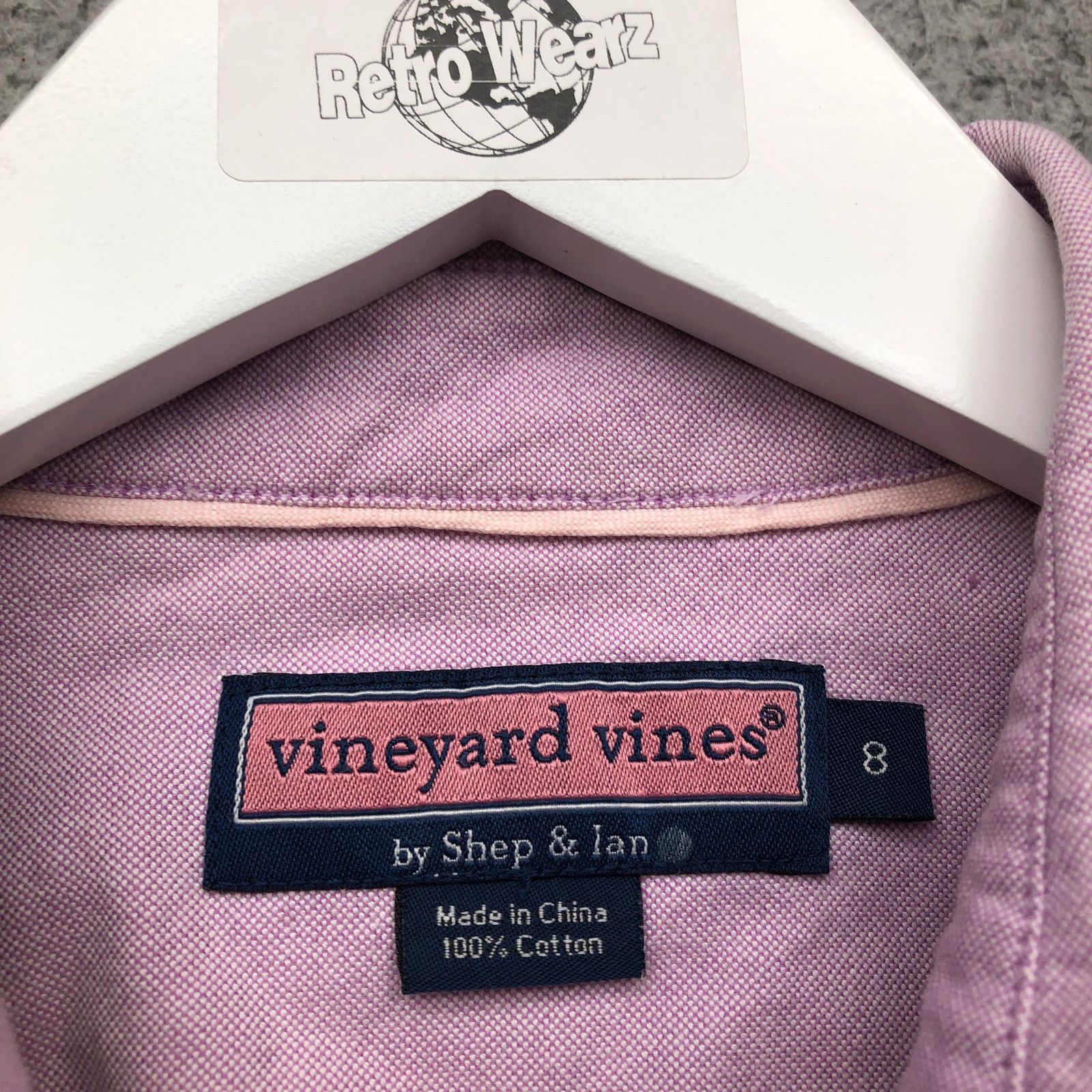 Vineyard Vines Vineyard Vines Button Up Dress Shirt Womens Medium 8 Purple Size M / US 6-8 / IT 42-44 - 4 Thumbnail