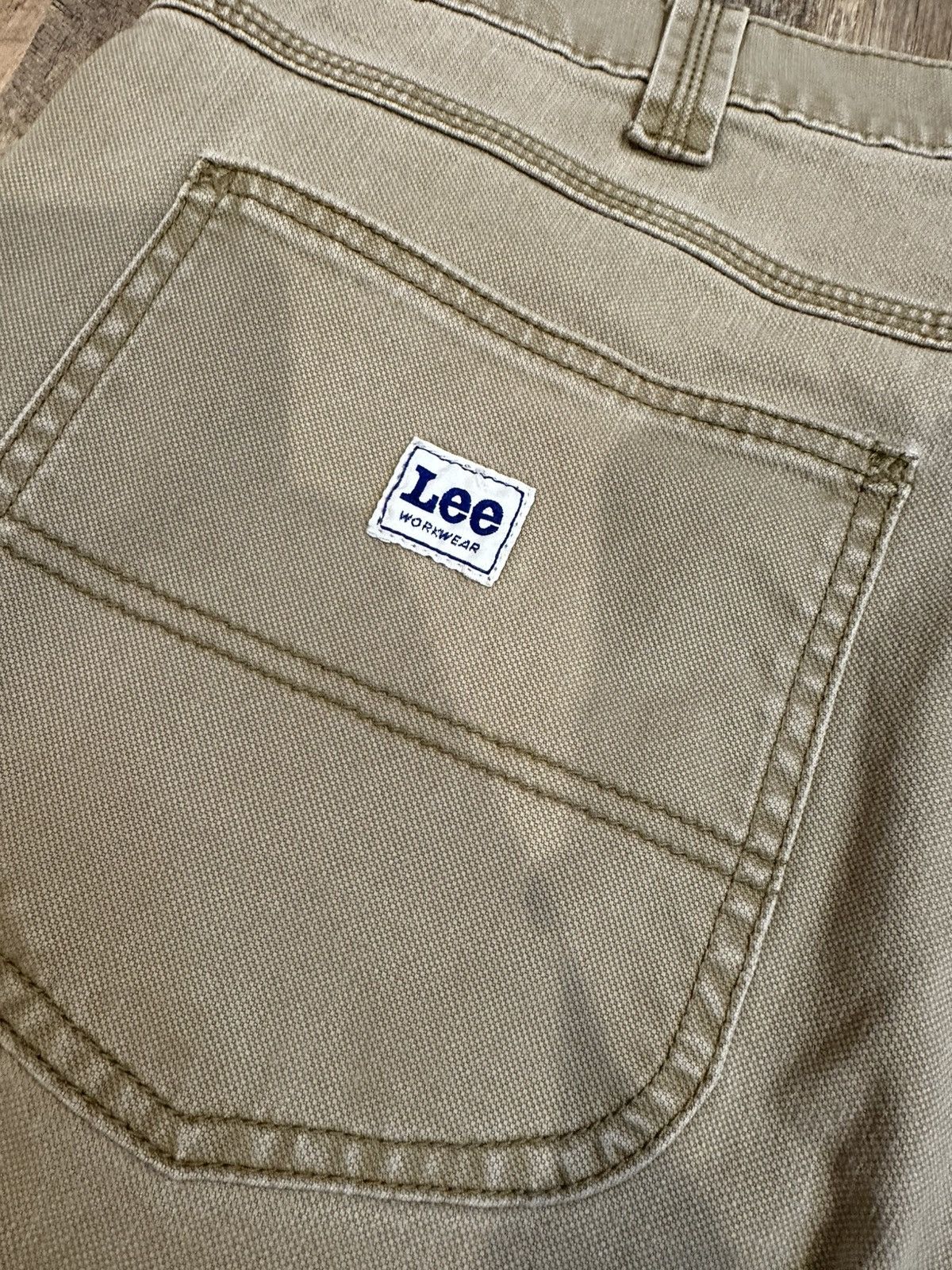 Lee VINTAGE 70s Lee Carpenter Pants Tex Zipper True Vintage Size US 38 / EU 54 - 3 Thumbnail