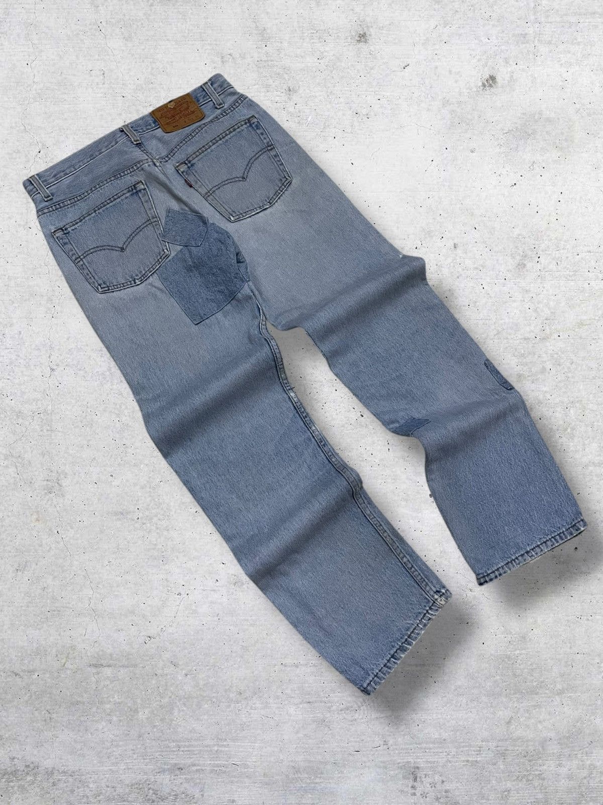 Levi's Vintage Clothing VINTAGE 501 LEVIS USA DESIGNER 90S OG PATCHWORK GRUNGE DENIM Size US 30 / EU 46 - 10 Thumbnail