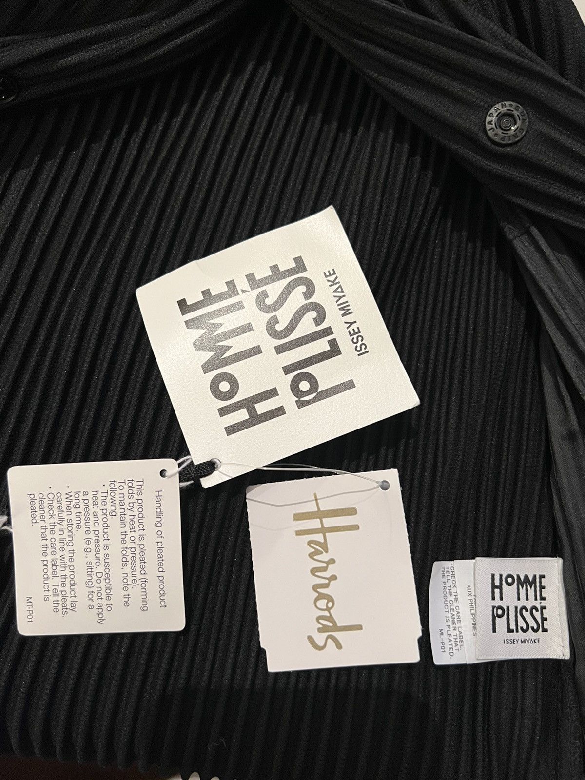 Issey Miyake HOMME PLISSÉ ISSEY MIYAKE Jacket Black Pleated Cardigan 3 Size US L / EU 52-54 / 3 - 6 Thumbnail