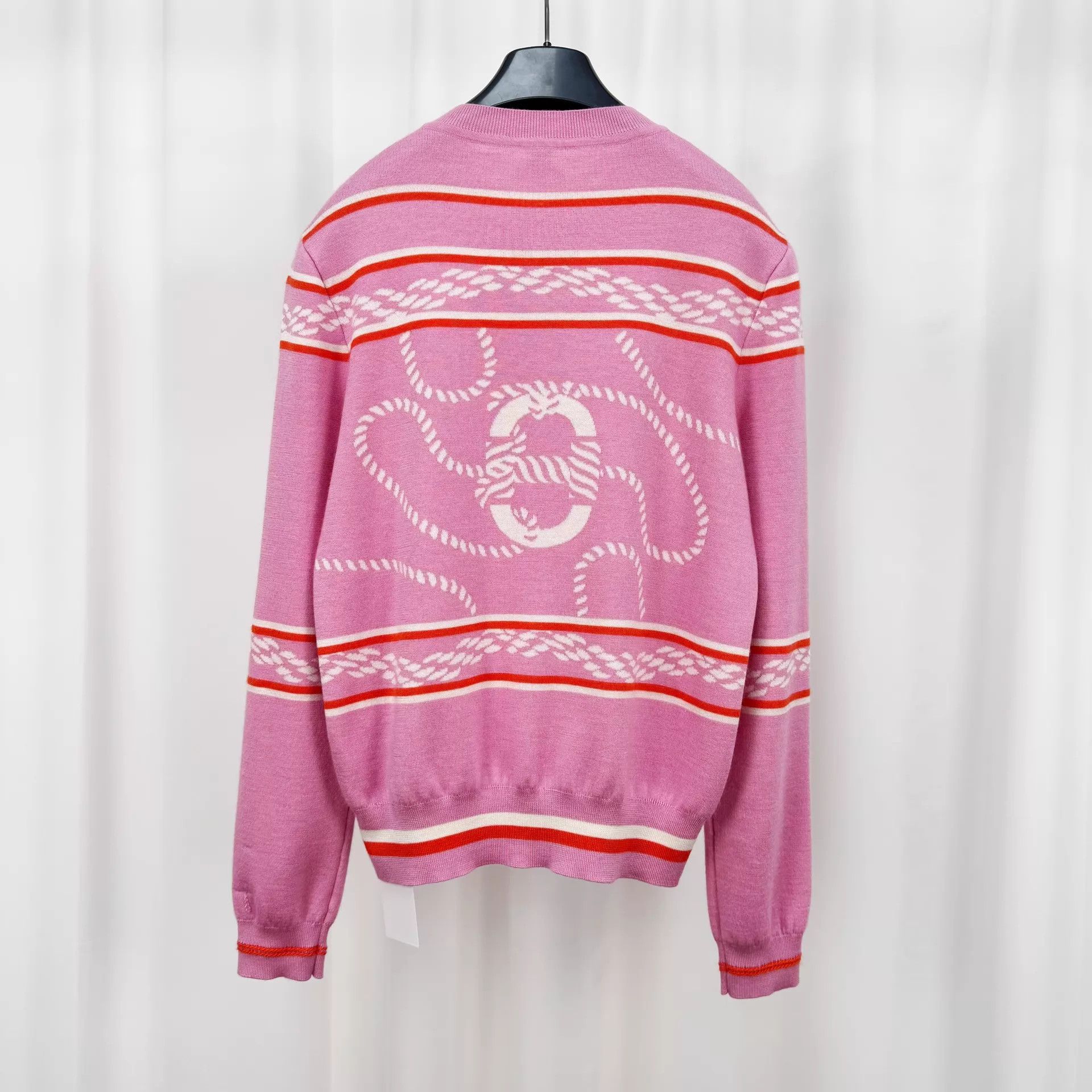 Hermes Hermes Rope Stripe Cashmere Knit Cardigan 38 Size S / US 4 / IT 40 - 2 Thumbnail