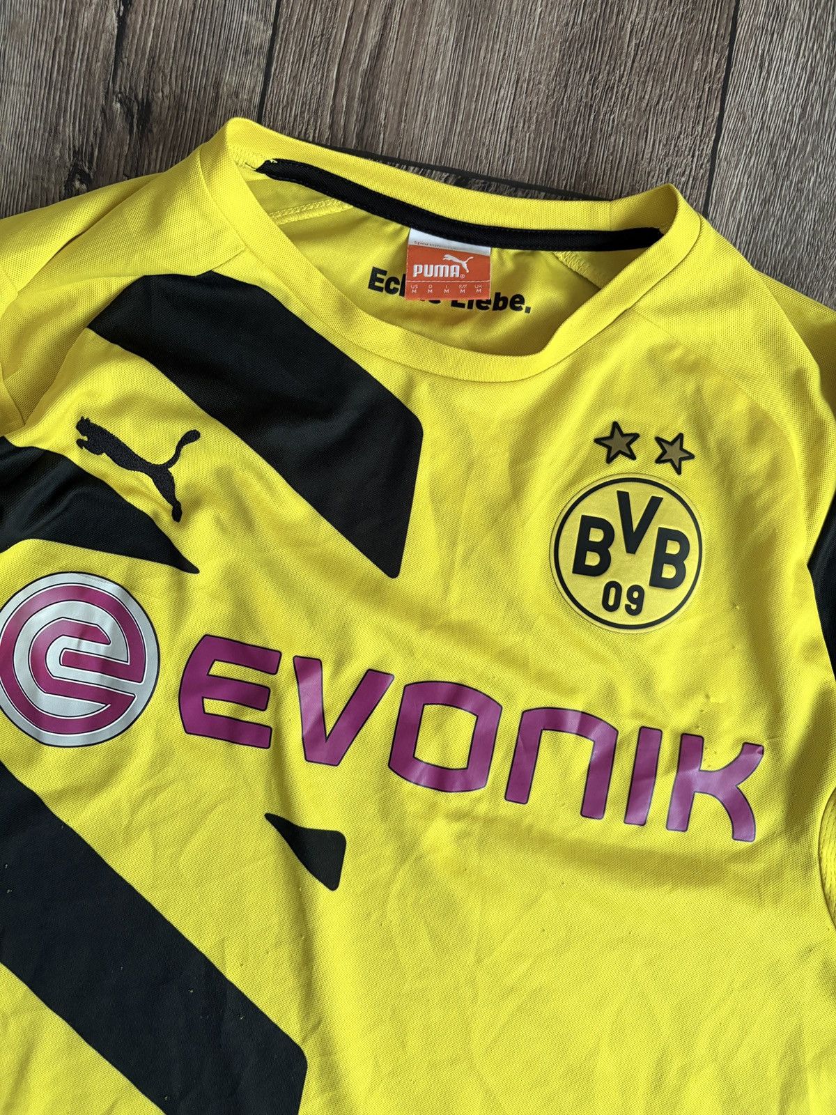 Puma Borussia Dortmund Home 2014/2015 Football Shirt Puma Jersey Size US M / EU 48-50 / 2 - 2 Thumbnail