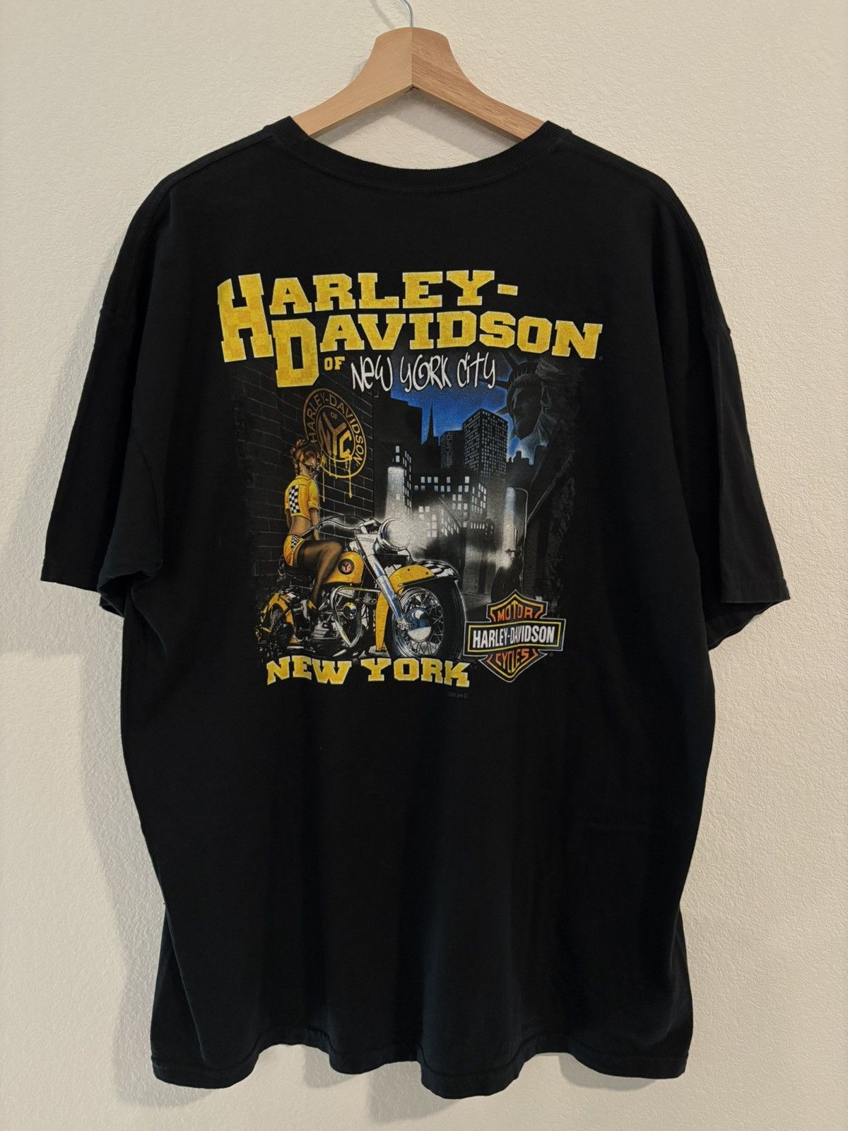 Harley Davidson 2012 Vintage Harley Davidson NYC T-Shirt Size US XL / EU 56 / 4 - 1 Thumbnail