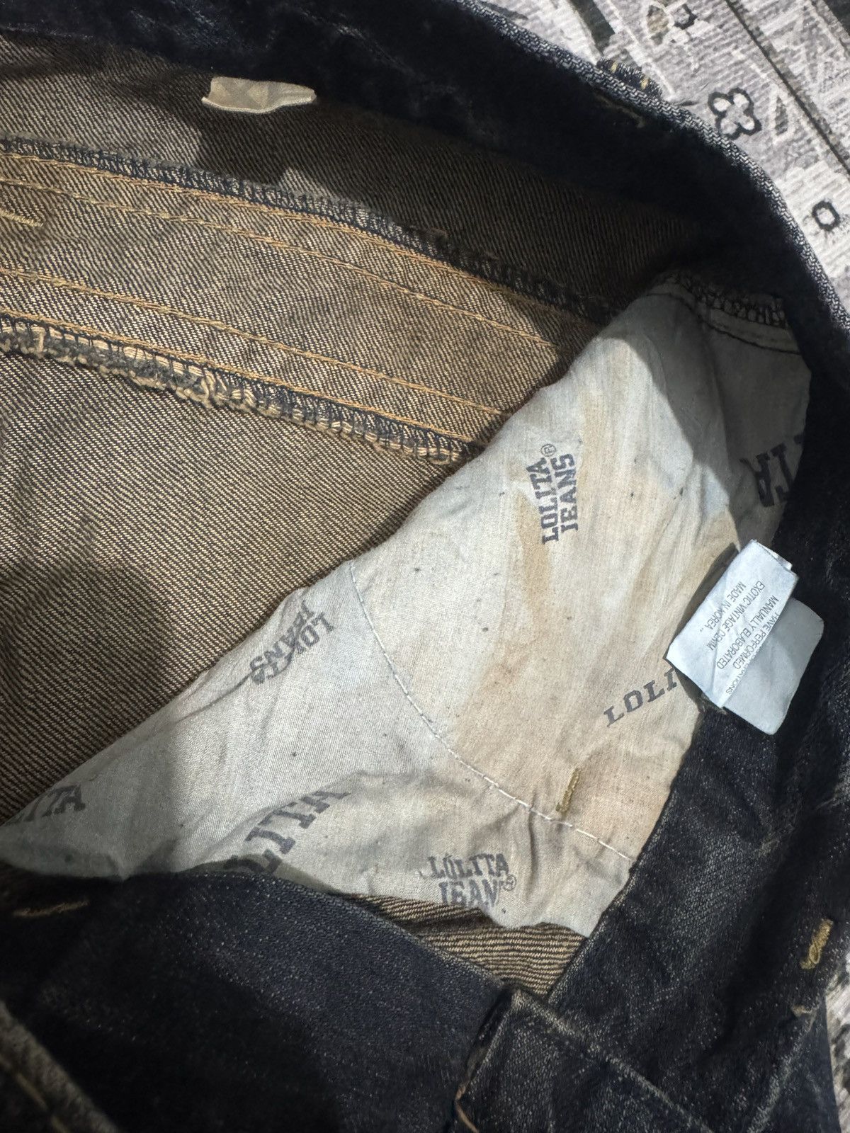 Japanese Brand Lolita Jeans Denim Yoshitomo Nara Collaboration Size XL Size US 36 / EU 52 - 3 Thumbnail