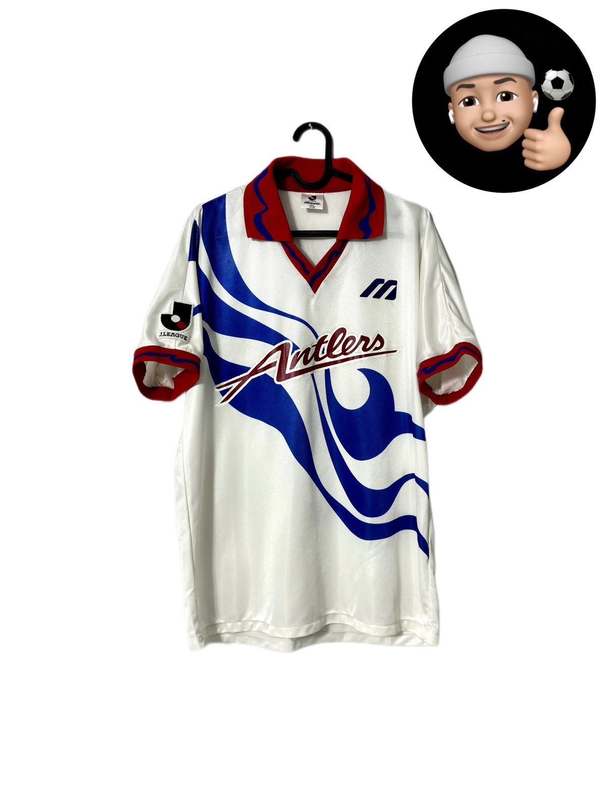Mizuno × Vintage Vintage 90s Kashima Antlers Japan jersey