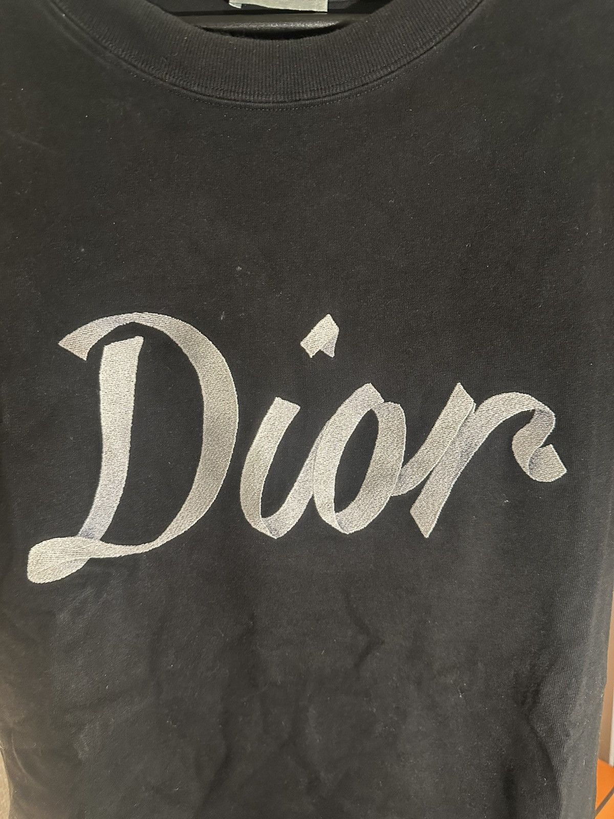 Dior Dior Collegiate Varsity Script ‘47’ T-shirt Black M Size US M / EU 48-50 / 2 - 2 Thumbnail