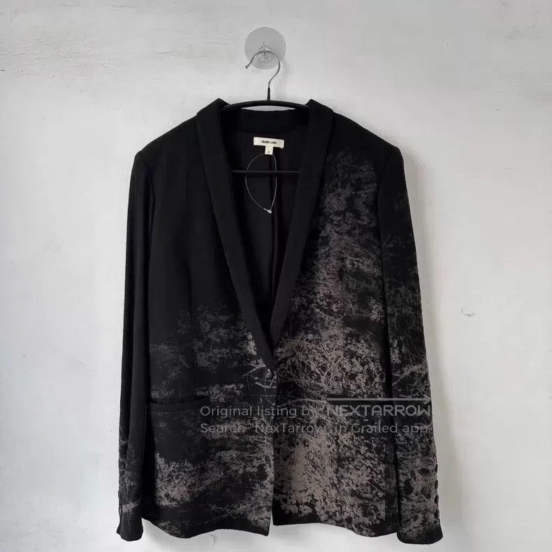 Helmut Lang Helmut Lang size 4 Splattered Ink One Button Slim Fit Blaze Size 40L - 1 Thumbnail