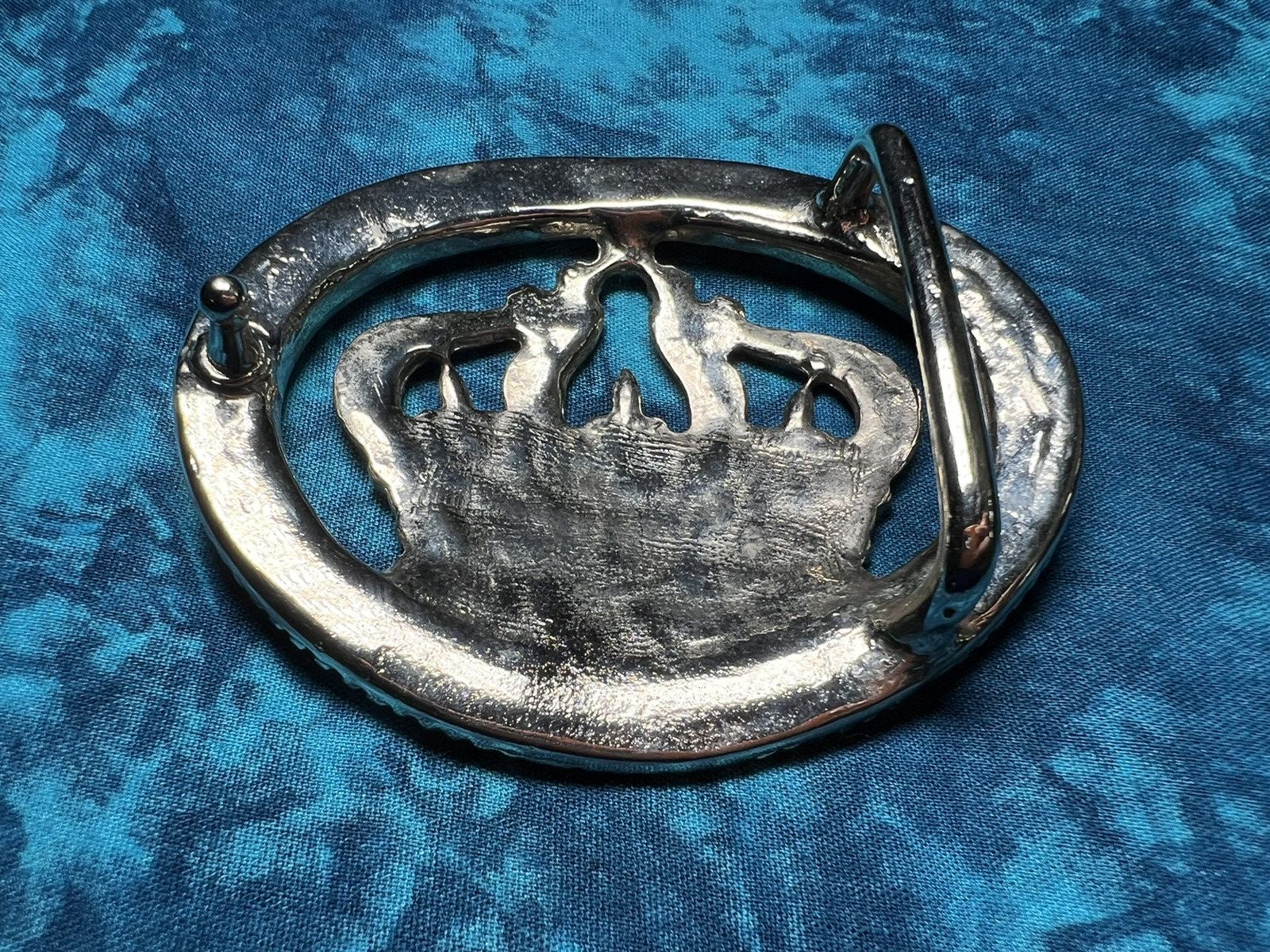 Vintage Y2K Vintage princess crown buckle leather belt Size ONE SIZE - 7 Thumbnail