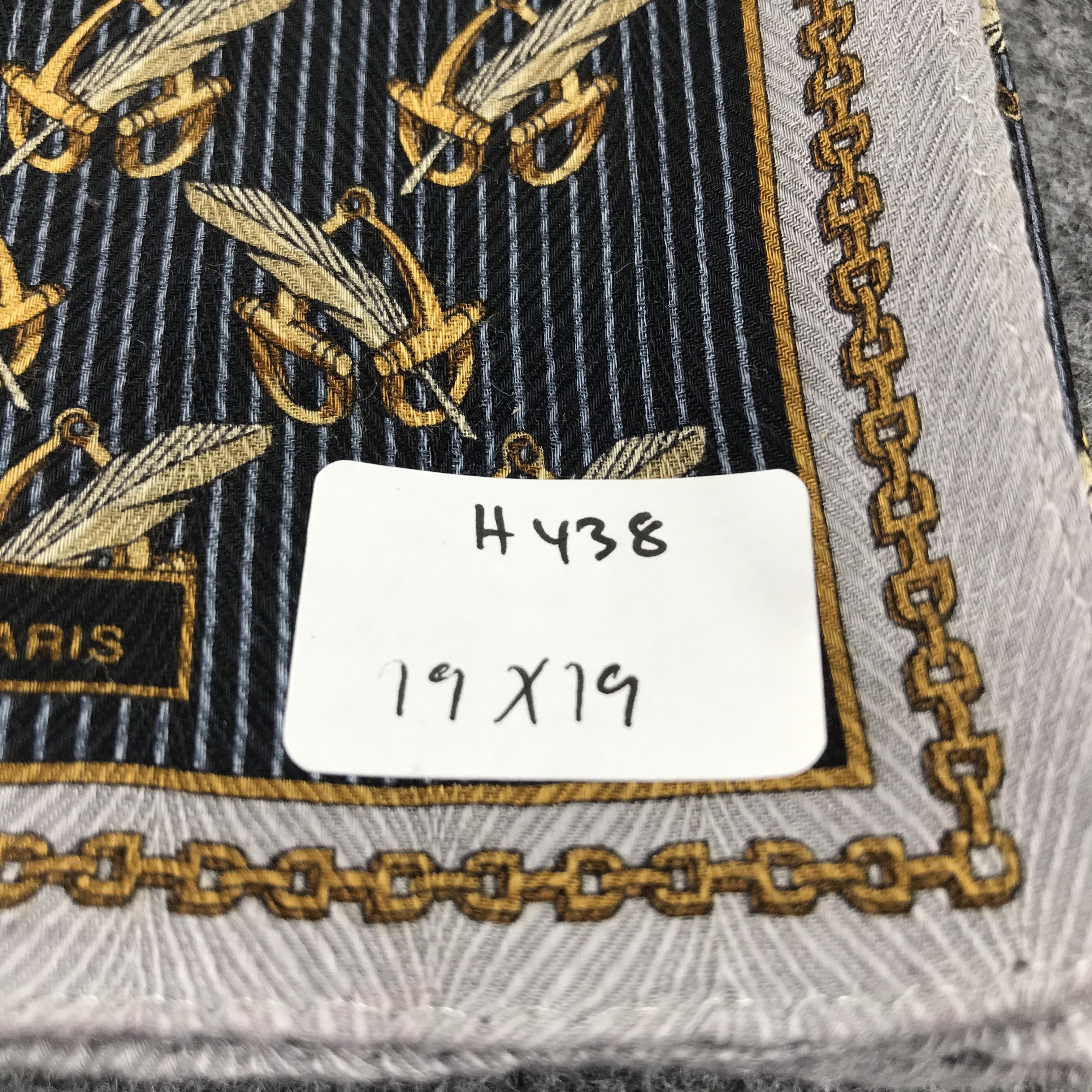 Celine Celine Checkered Handkerchief Bandana Neckerchief H438 Size ONE SIZE - 7 Thumbnail