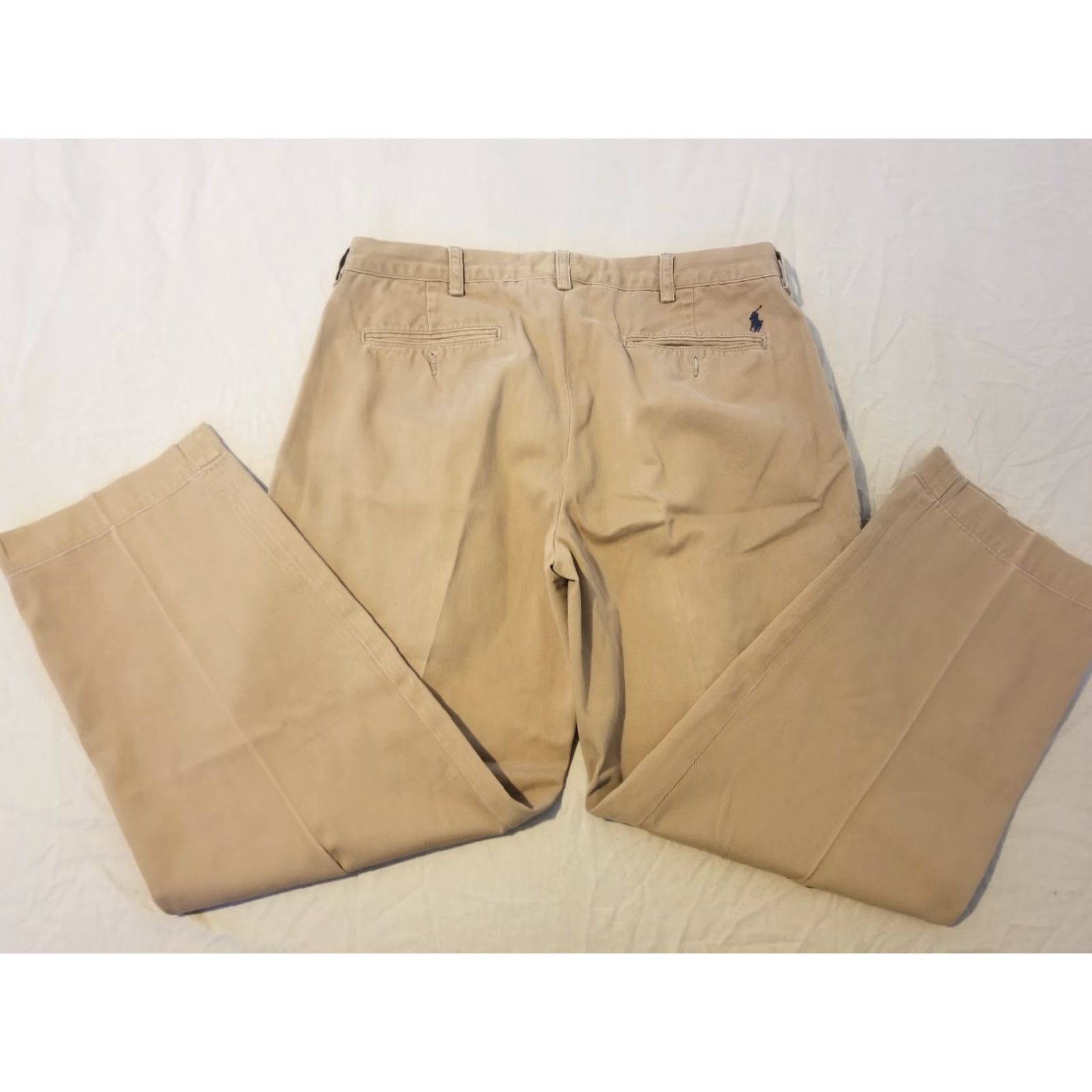 Polo Ralph Lauren Polo Ralph Lauren Pants Dress Pants 34x29 Cotton Khaki Beige Flat Front Straight Front Mens 34x29 Slacks Trousers Logo Size US S / EU 44-46 / 1 - 2 Thumbnail