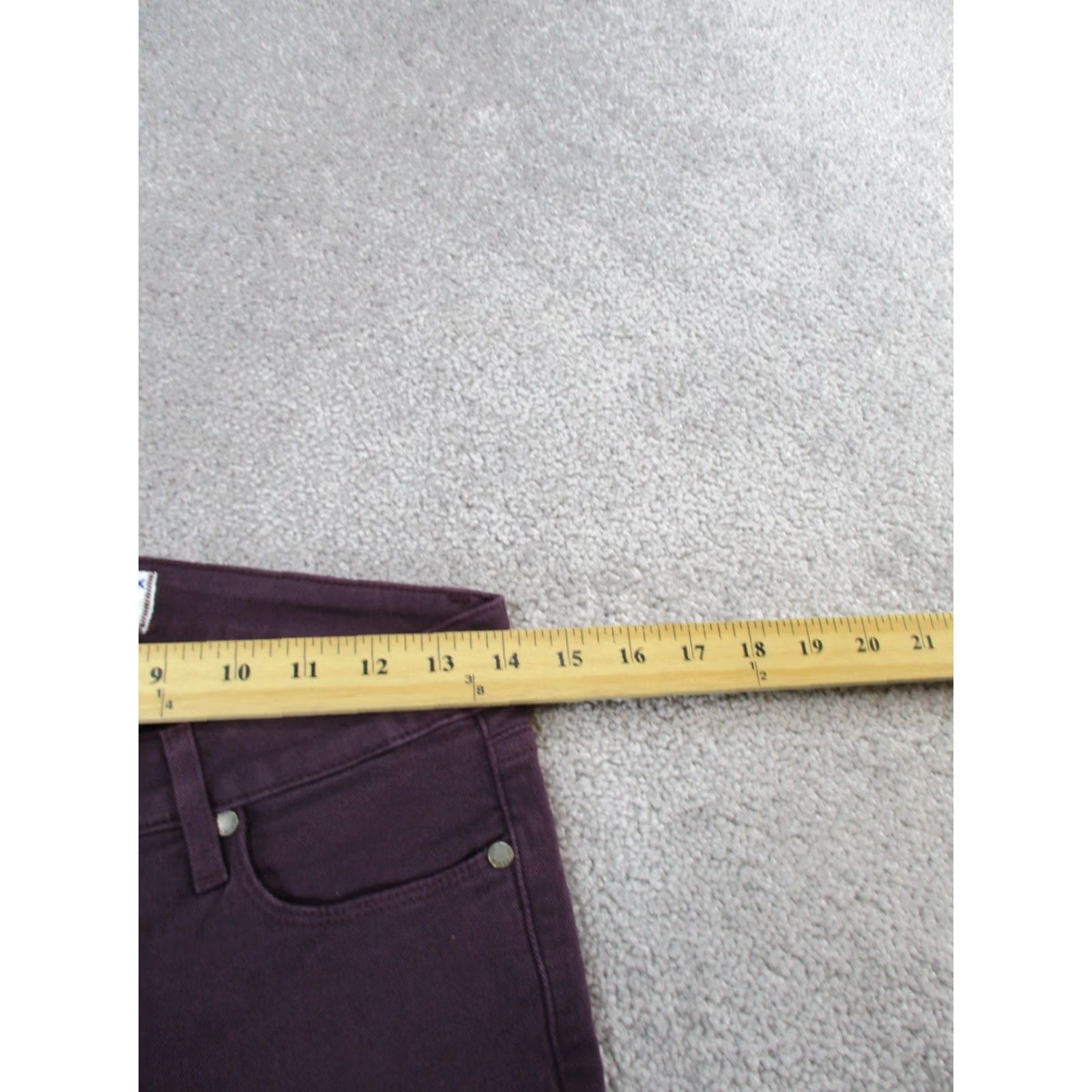 Paige PAIGE Jeans Skinny Verdugo Ankle Denim Dark Purple 27 Womens Size 27" / US 4 / IT 40 - 7 Thumbnail