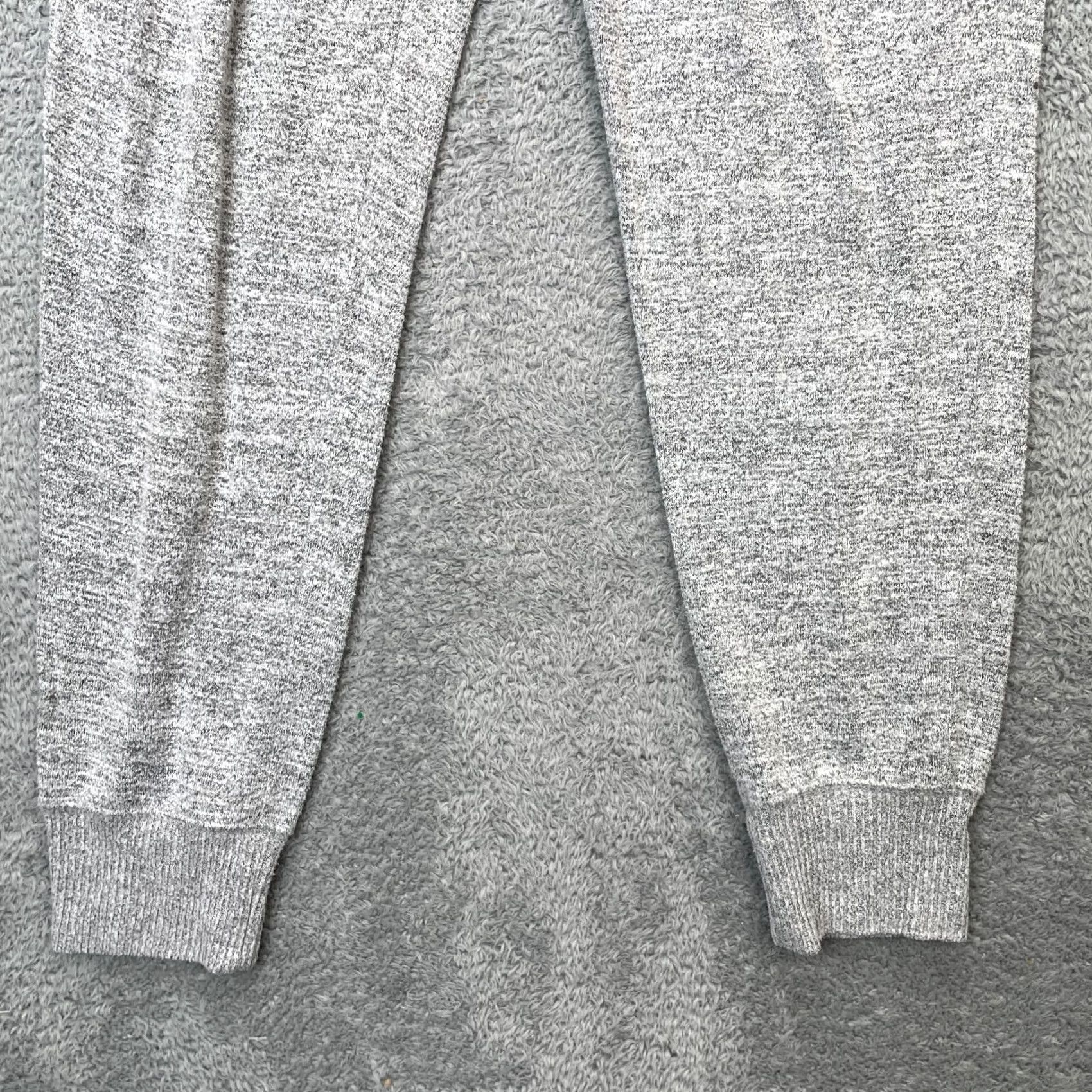 Gap Gap Sweatpants Women's Medium Gray Heathered French Terry Tapered Leg Drawstring Casual Activewear Pants Size 32" / US 10 / IT 46 - 2 Thumbnail