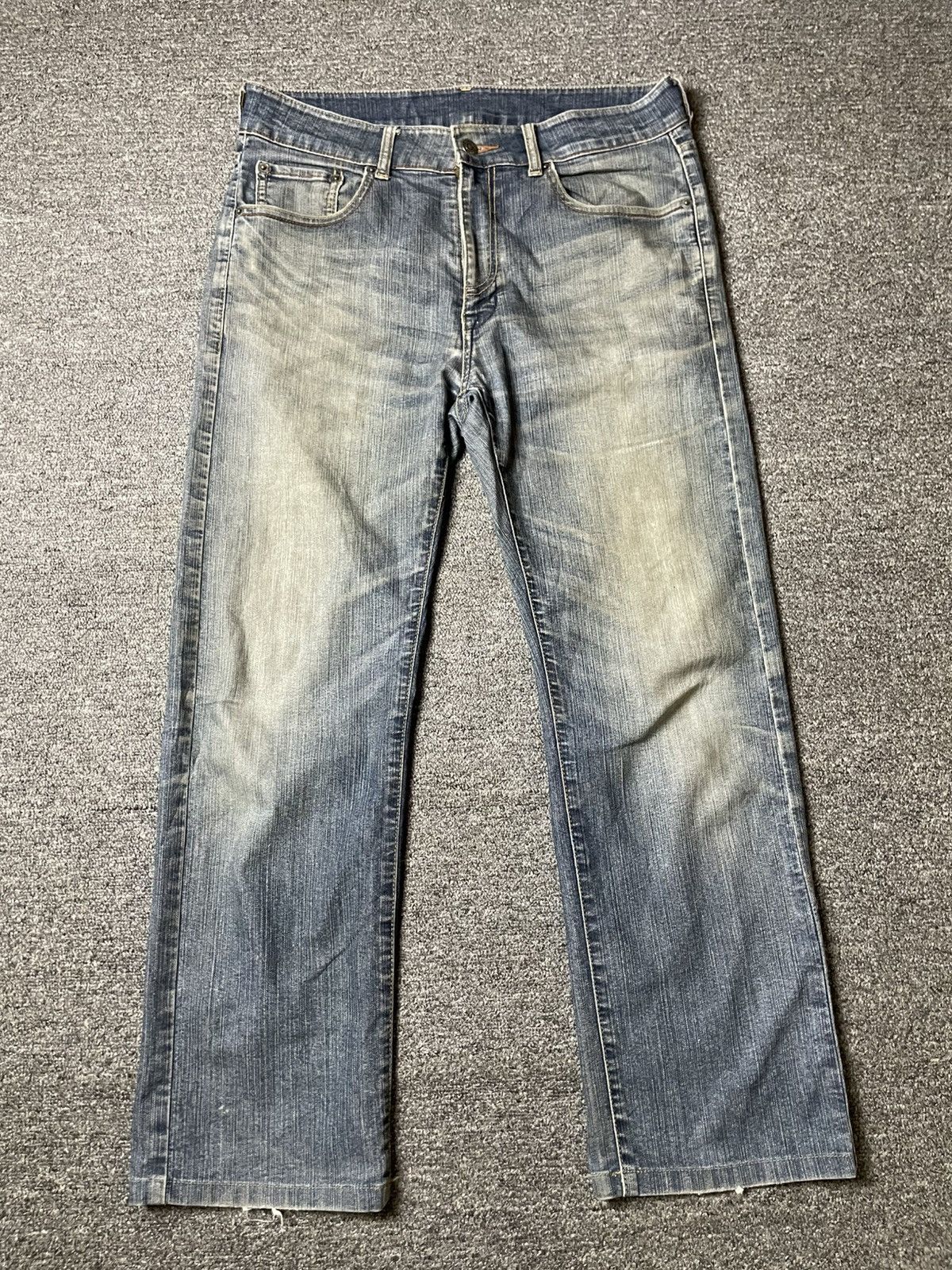 Japanese Brand × Vintage CLOSSHI Japanese Brand Straight Cut Jeans (93) Size US 33 - 1 Thumbnail