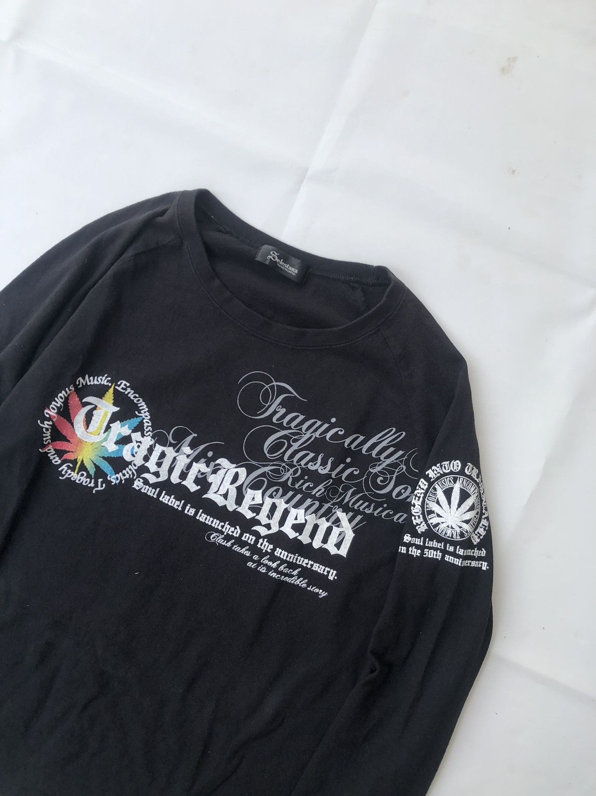 If Six Was Nine Poem Marijuana Selesta LongSleeve Japanase Style Tee Size US L / EU 52-54 / 3 - 3 Thumbnail