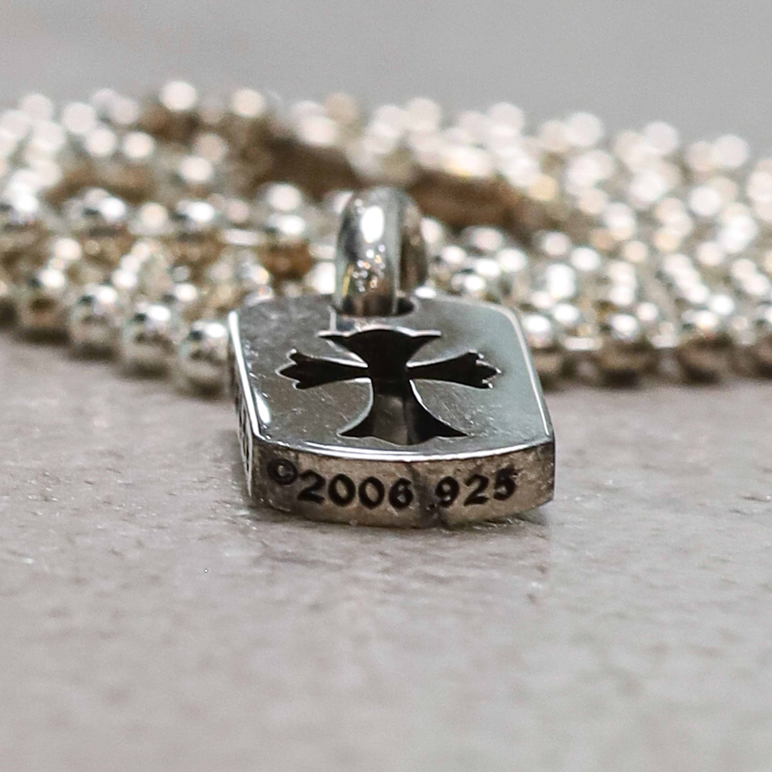 Chrome Hearts Chrome Hearts Dog Coss sliver Tiny Co necklace Size ONE SIZE - 4 Thumbnail
