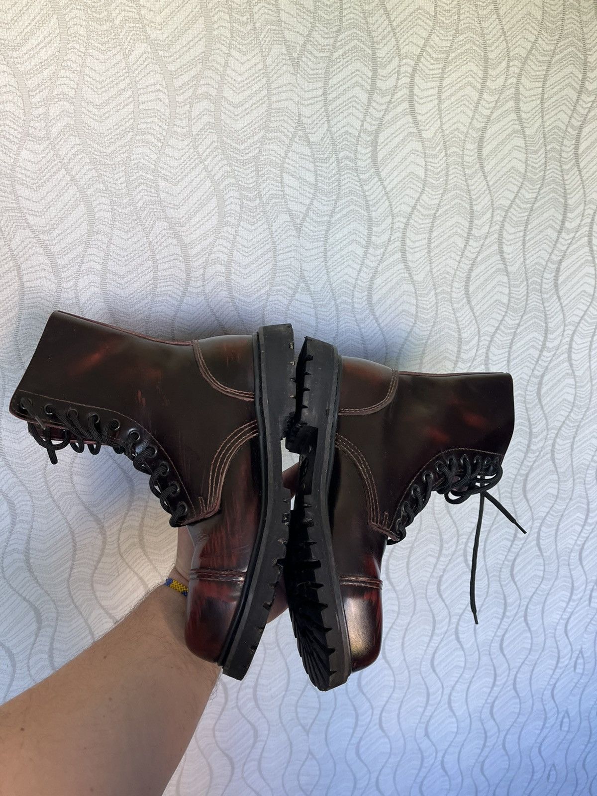 Undercover × Vintage Vintage Undercover Steel Toe High Leather England Boots Size US 9 / EU 42 - 8 Thumbnail