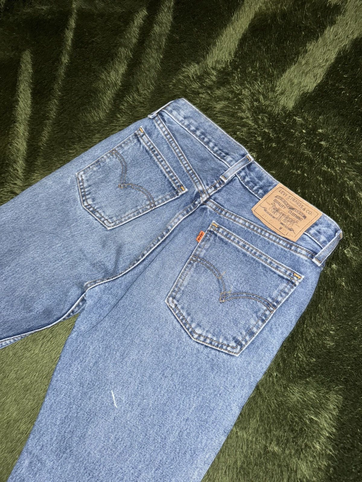 Levi's [W30/L32] 90s Levi’s 611 Orange Tab Washed Denim Pants Size US 30 / EU 46 - 9 Thumbnail