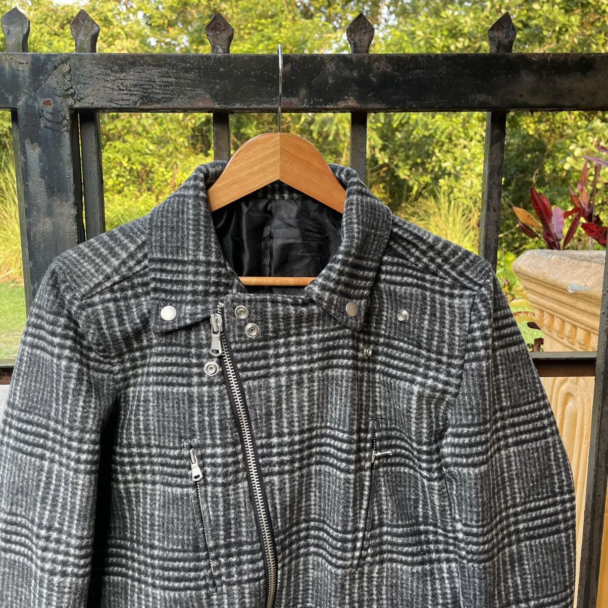 Japanese Brand 🔥🇯🇵Vintage No.ID Double Collar Punk Styles Heavy Wool Jacket Size US S / EU 44-46 / 1 - 4 Thumbnail