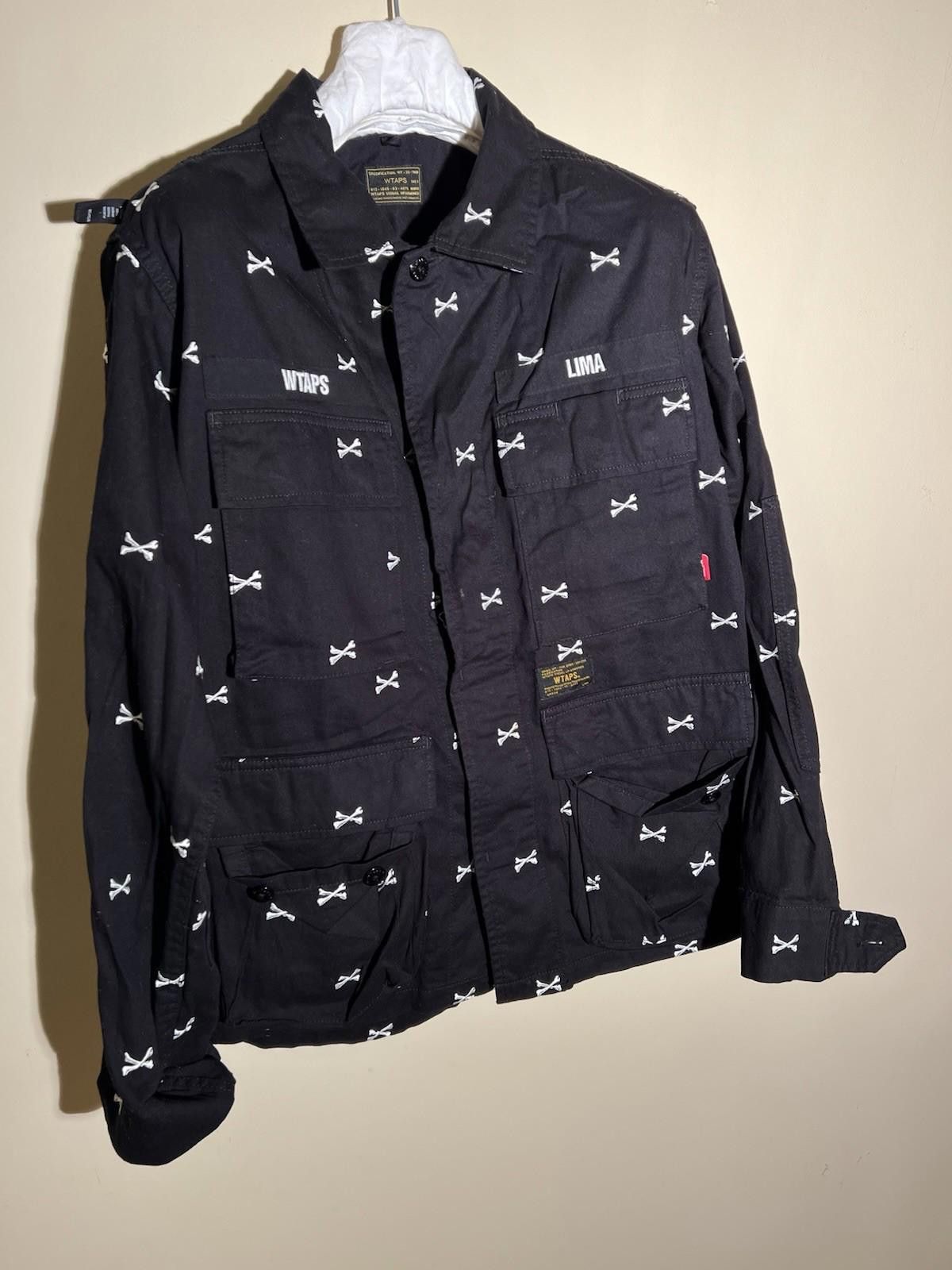Vans WTAPS Vans Crossbones Military Bones Jacket Lima Black 3 Size US L / EU 52-54 / 3 - 4 Thumbnail
