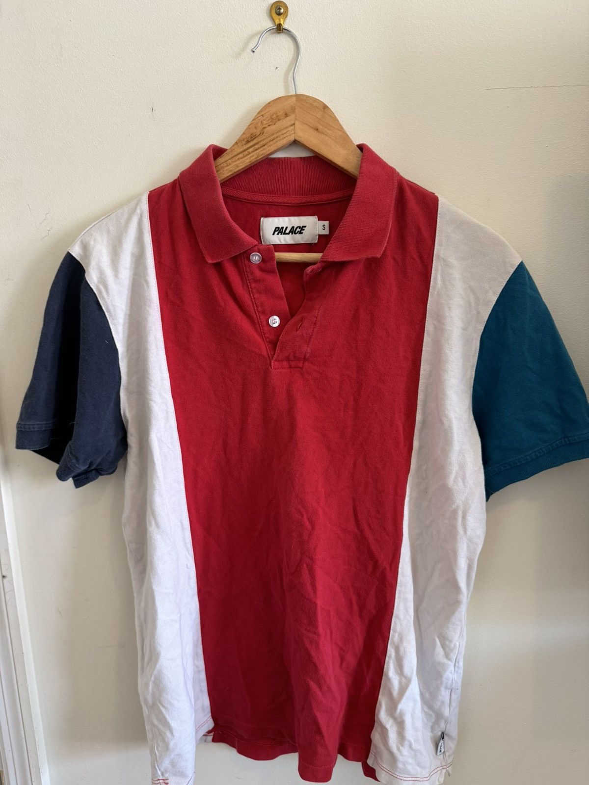 Palace PALACE multicolored polo shirt with embroidery Size US S / EU 44-46 / 1 - 1 Thumbnail