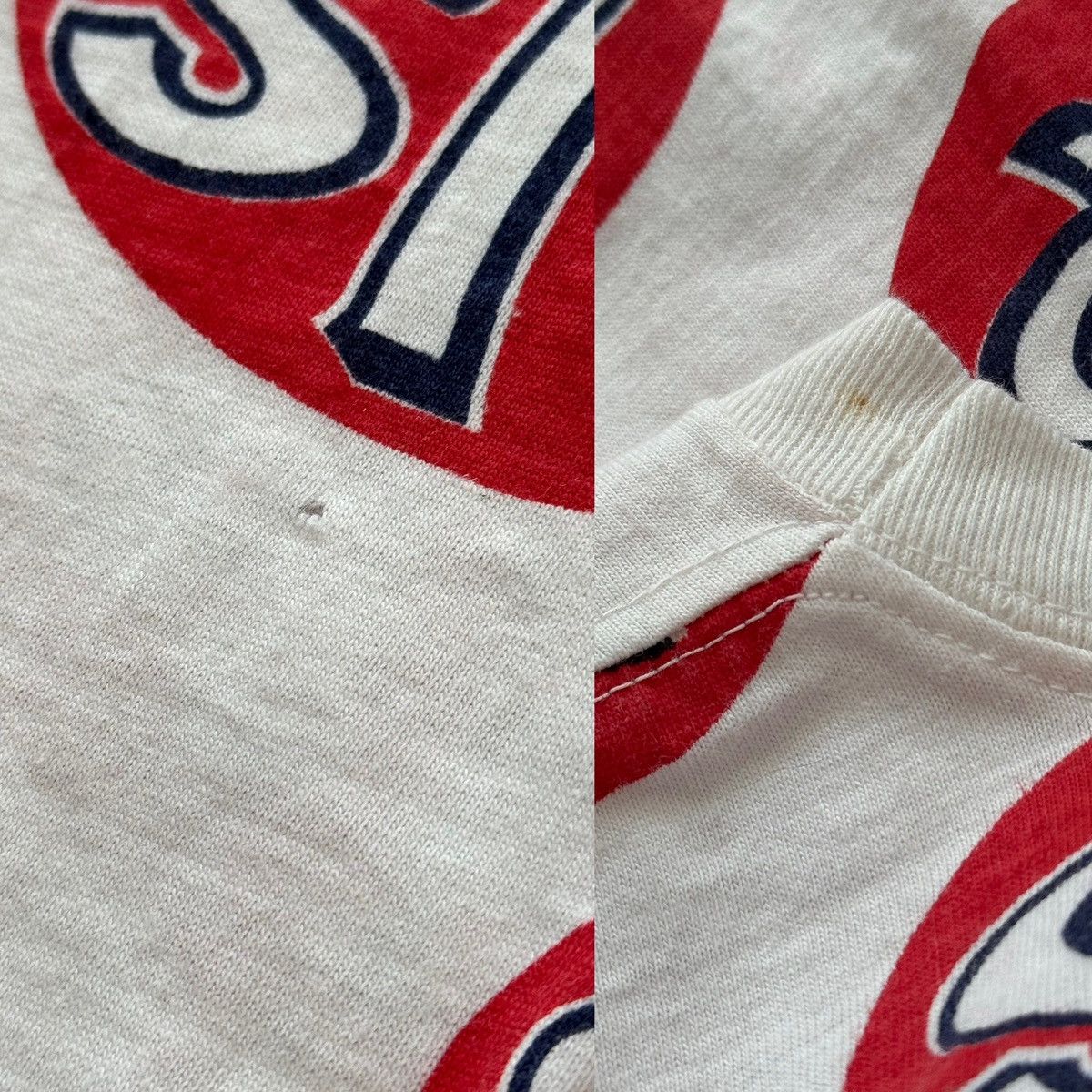 Vintage 1970s Vintage Hanes ‘STP’ All Over Print T-Shirt Size US L / EU 52-54 / 3 - 6 Thumbnail