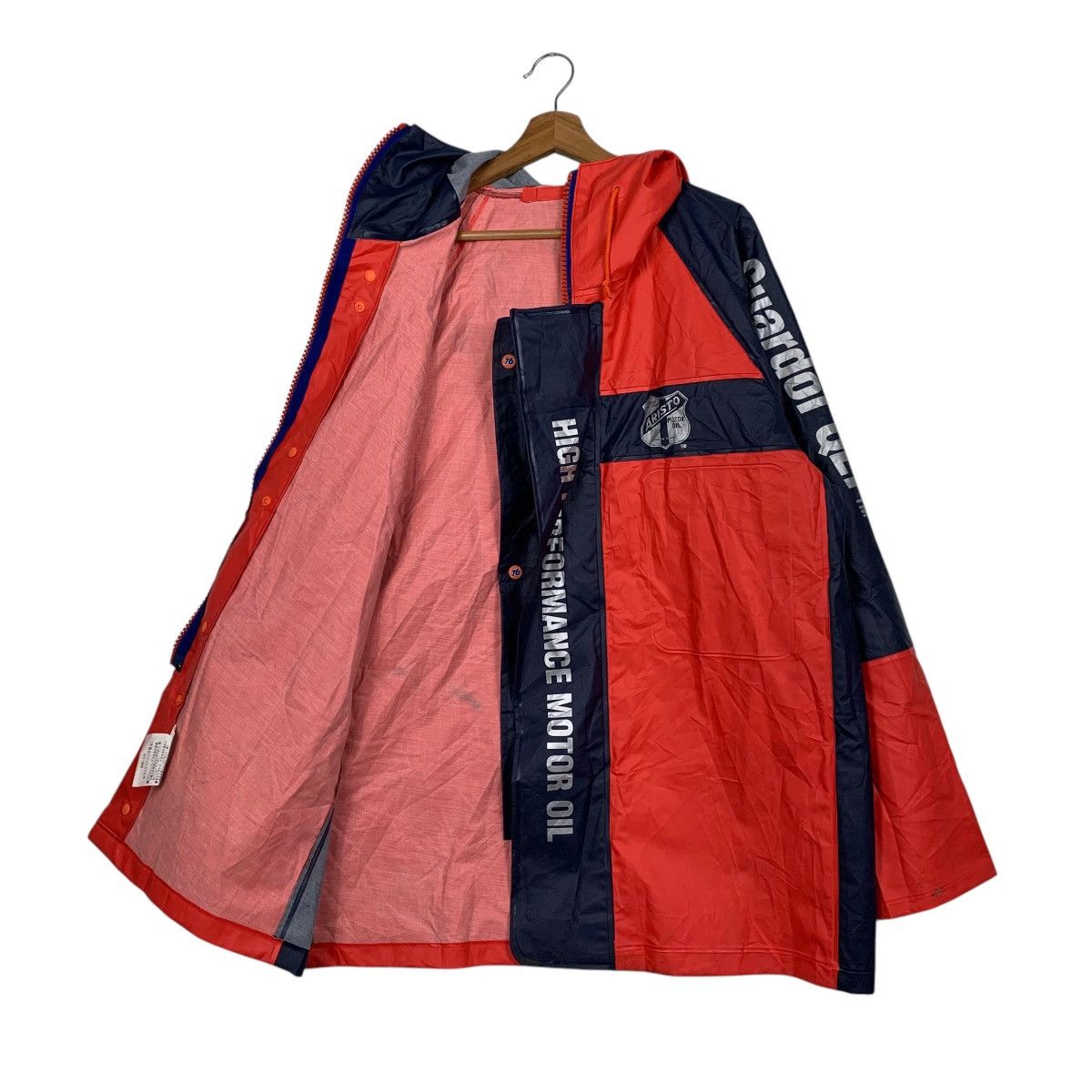 Japanese Brand Union 76 Racing Hooded Windbreaker Jacket Size US XXL / EU 58 / 5 - 10 Thumbnail
