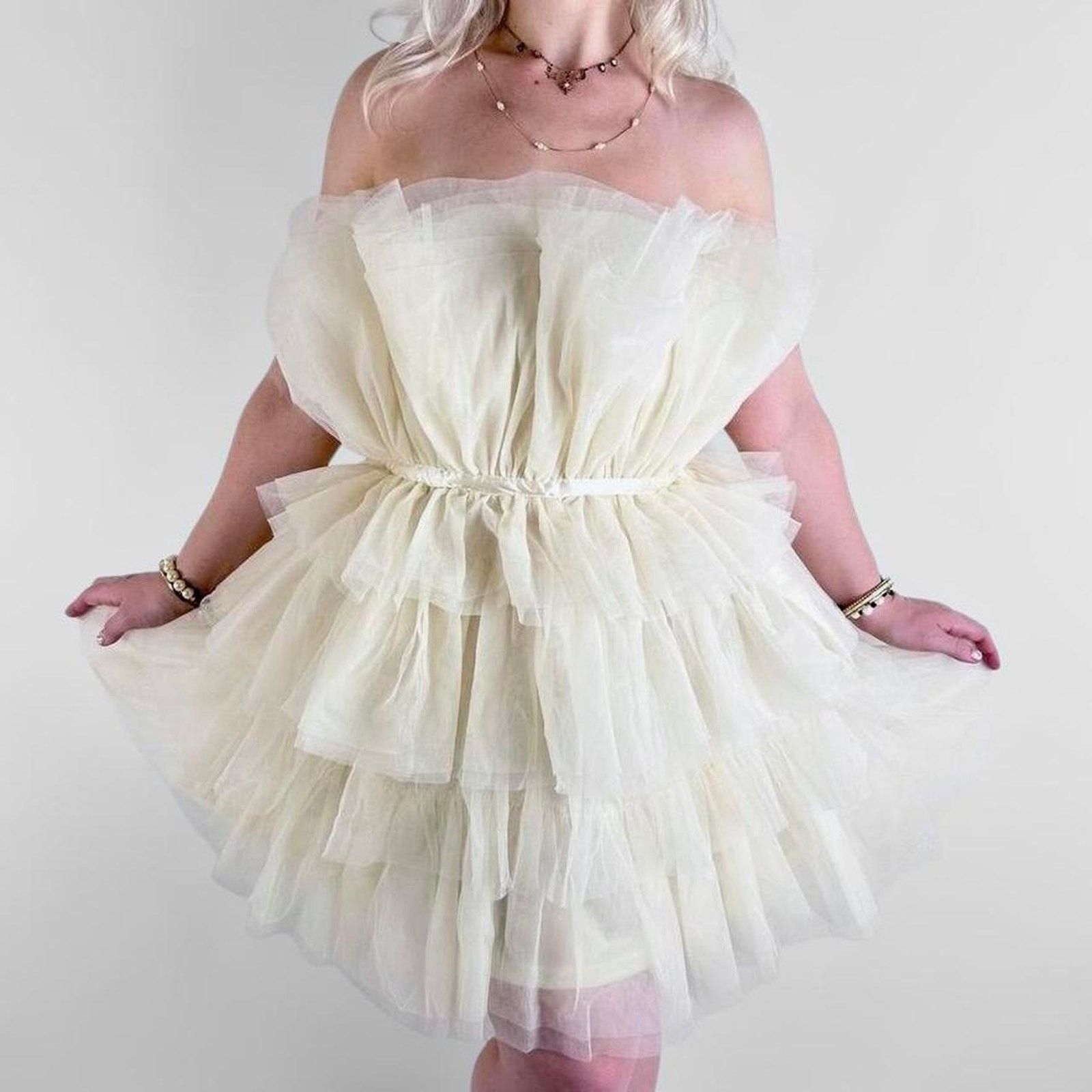 Other coquette fairy princess formal mini dress Size M / US 6-8 / IT 42-44 - 3 Thumbnail