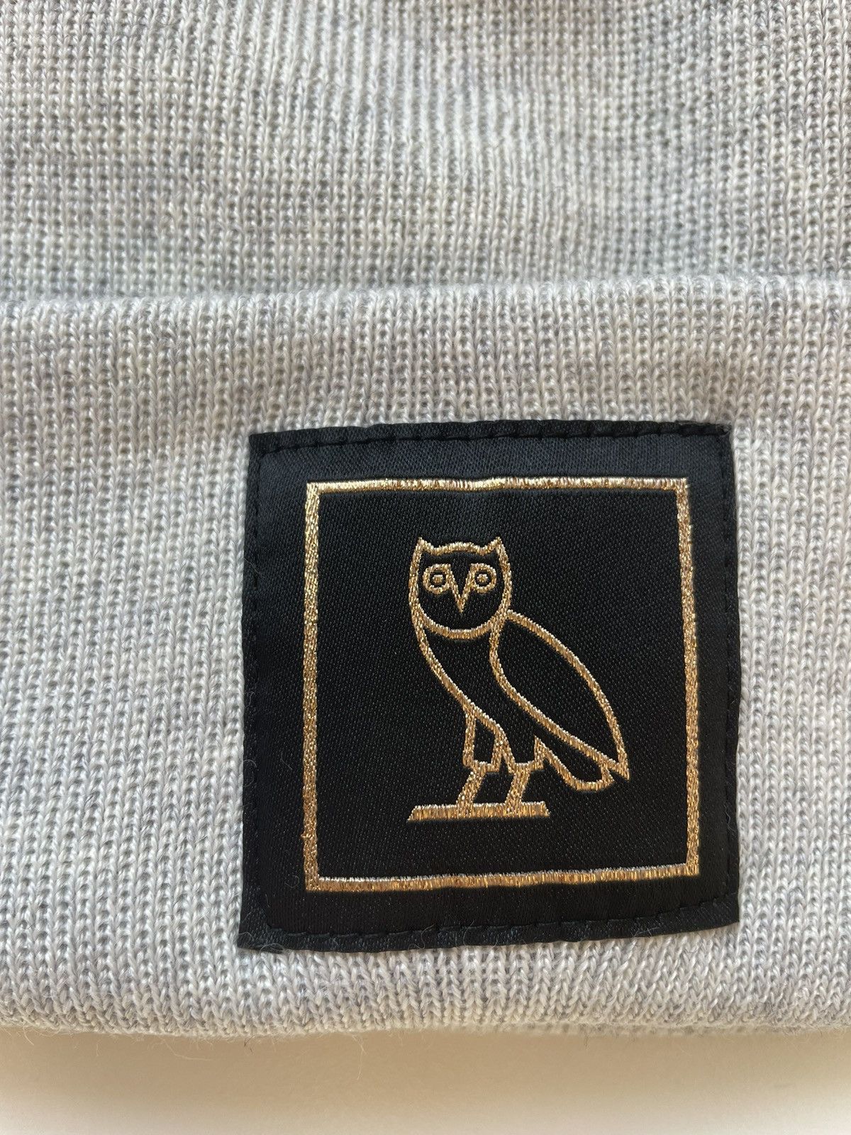 October's Very Own OVO OWL BADGE WOOL BEANIE Size ONE SIZE - 4 Thumbnail