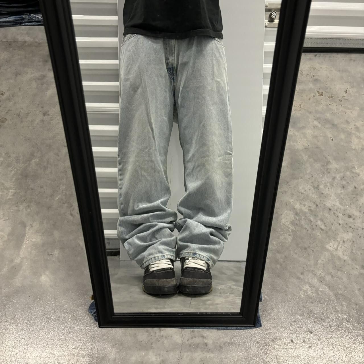 Japanese Brand × Vintage Vintage Y2K/2000s Grunge Light Wash Skater Denim Jeans! Size US 34 / EU 50 - 1 Thumbnail