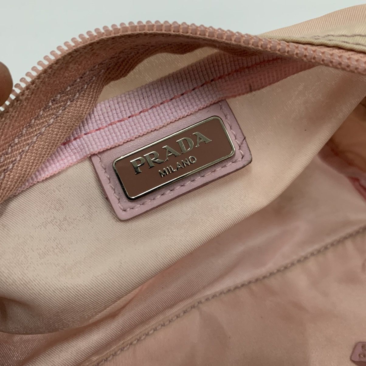 Prada Prada Pink Nylon Coin Bag Size ONE SIZE - 10 Thumbnail