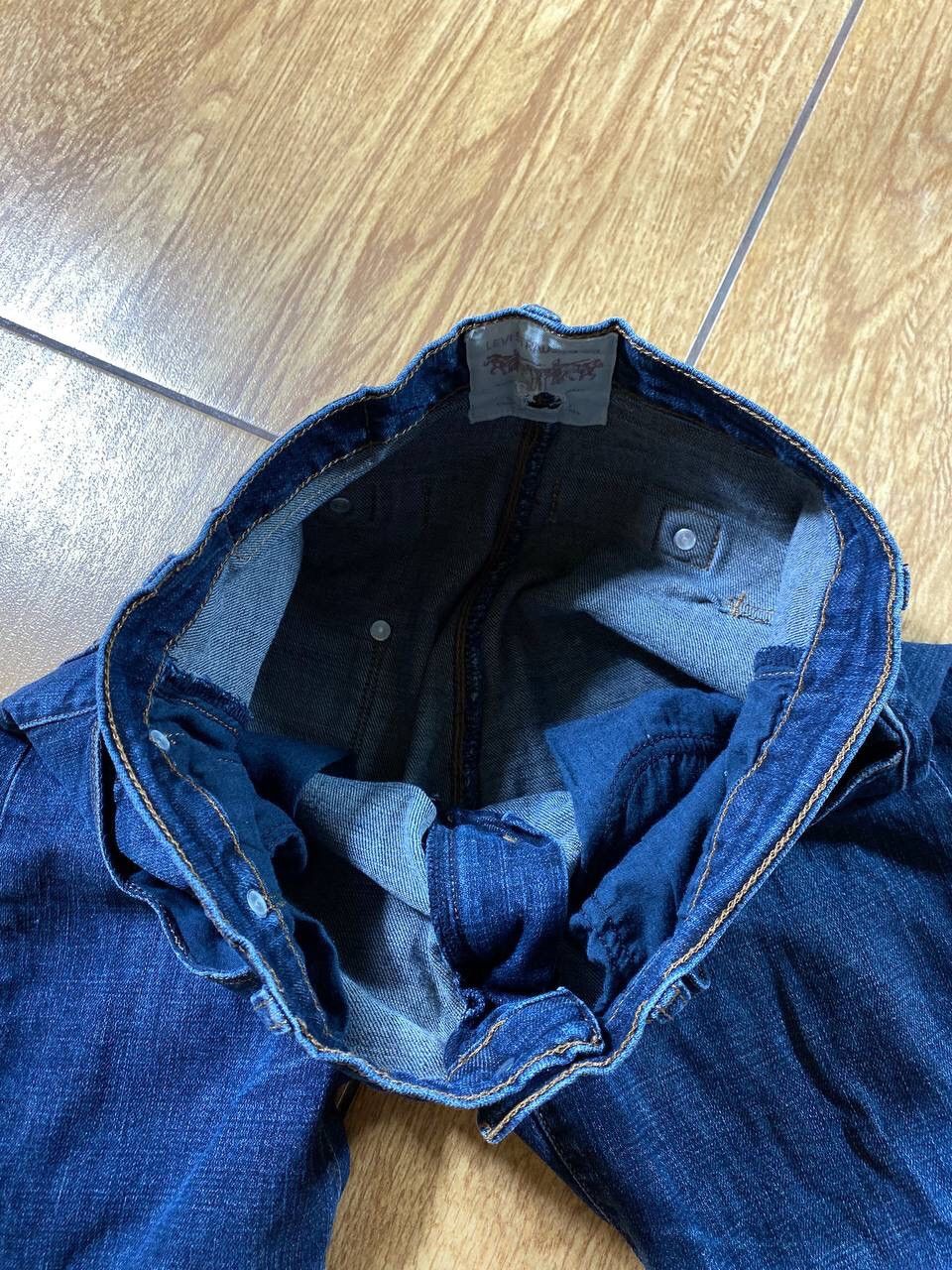 Levi's × Vintage VINTAGE THRASHED FADED LEVI’S WASH JEAN SHORTS Size US 30 / EU 46 - 14 Thumbnail