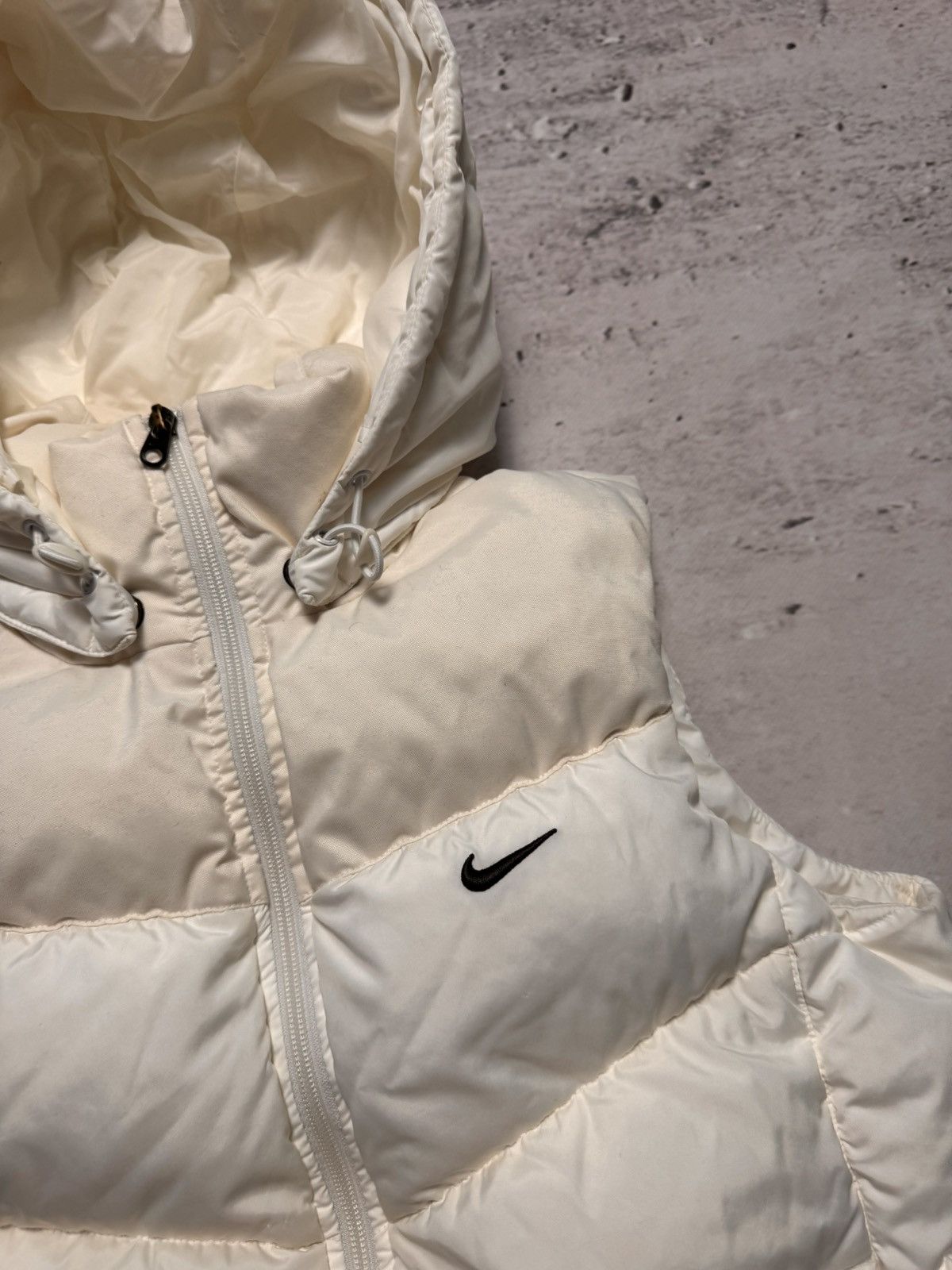 Nike × Nike ACG NIKE PUFFER DOWN BASIC LOGO WHITE OVERSIZE VEST Size US M / EU 48-50 / 2 - 3 Thumbnail