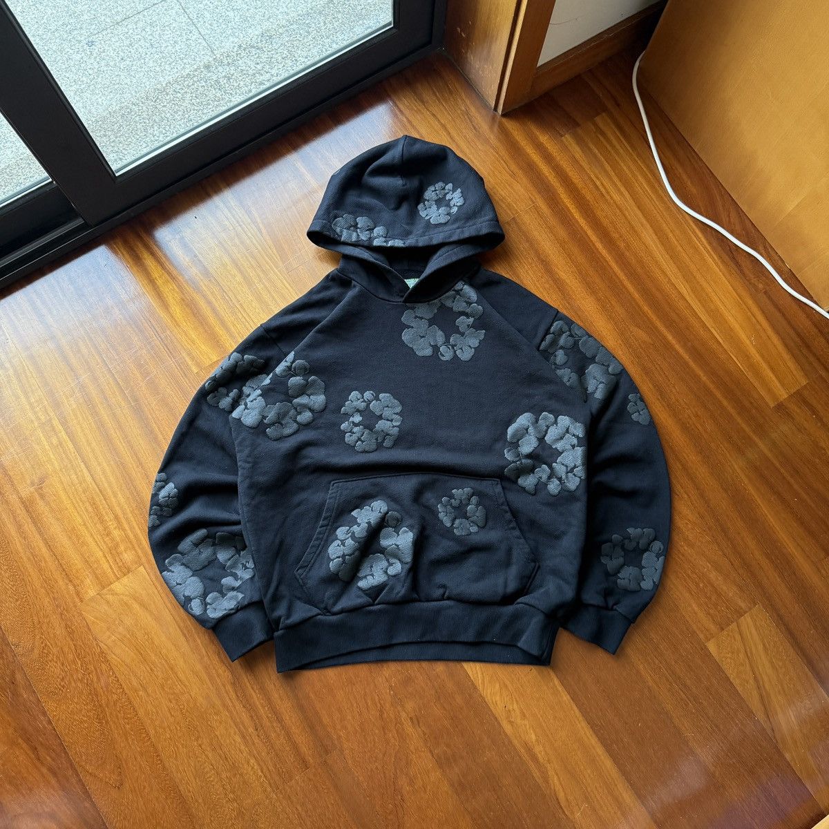 DENIM TEARS Red Cotton Wreath Denim Tears Hoodie | Grailed