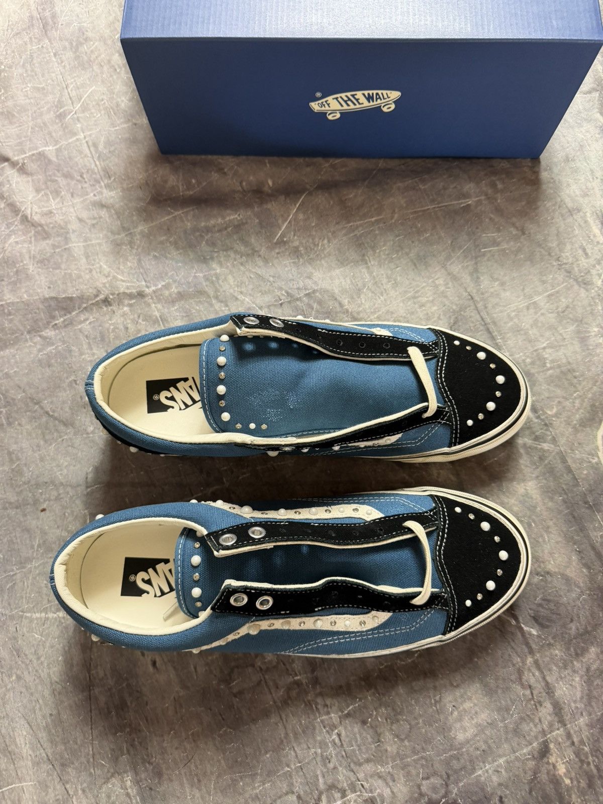Satoshi Nakamoto × Vans Vans Pearlized Premium Old Skool 36 in Blue Size US 12 / EU 45 - 4 Thumbnail