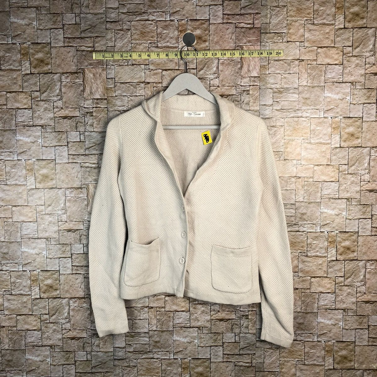 Japanese Brand Four Tres Femme Cream Cardigan Knitwear #A936 Size S / US 4 / IT 40 - 1 Thumbnail