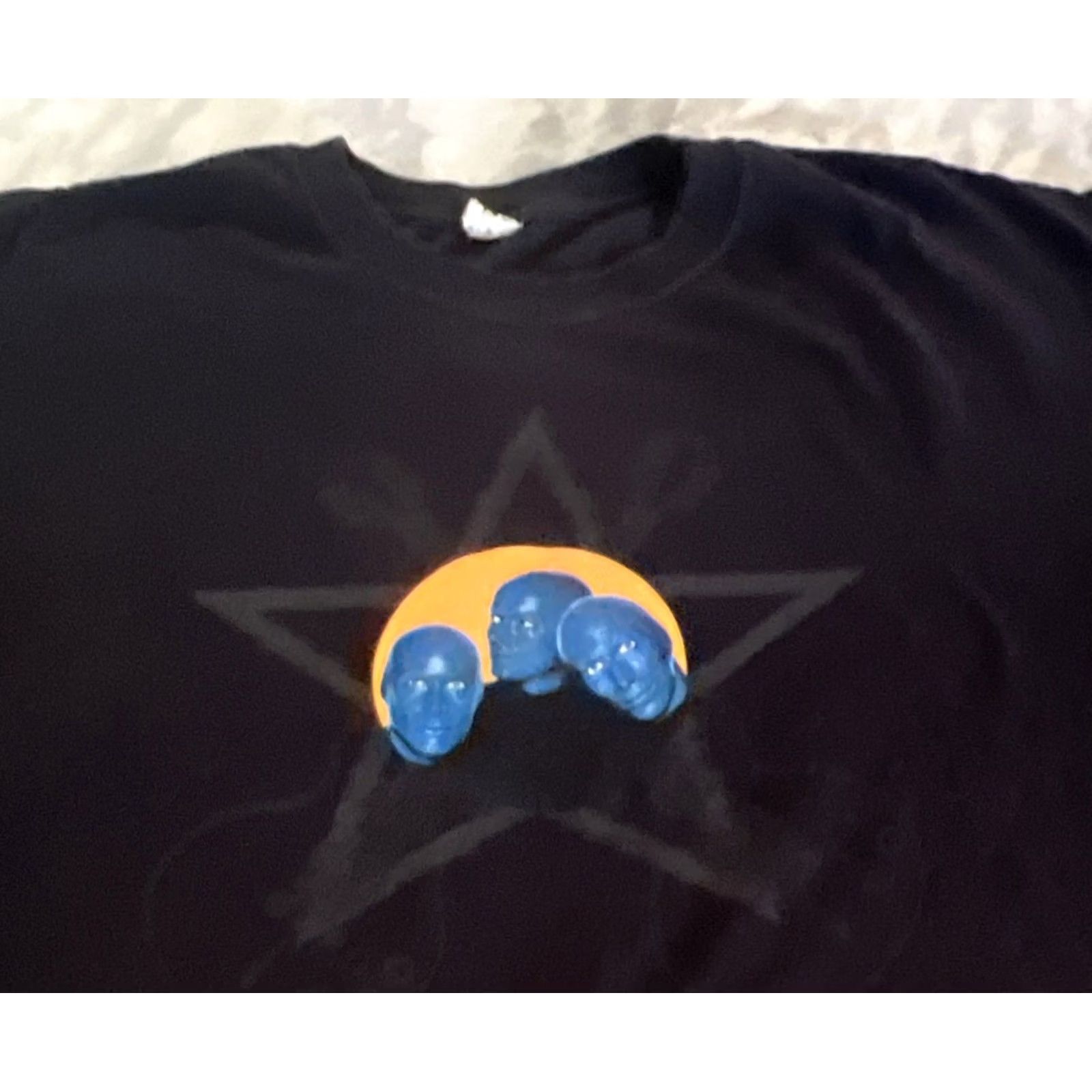 Anvil Blue Man Group Tour Tshirt XL How To Be A Megastar 2.1 Live! Double Sided Anvil Black Mens Music Size US XL / EU 56 / 4 - 2 Thumbnail